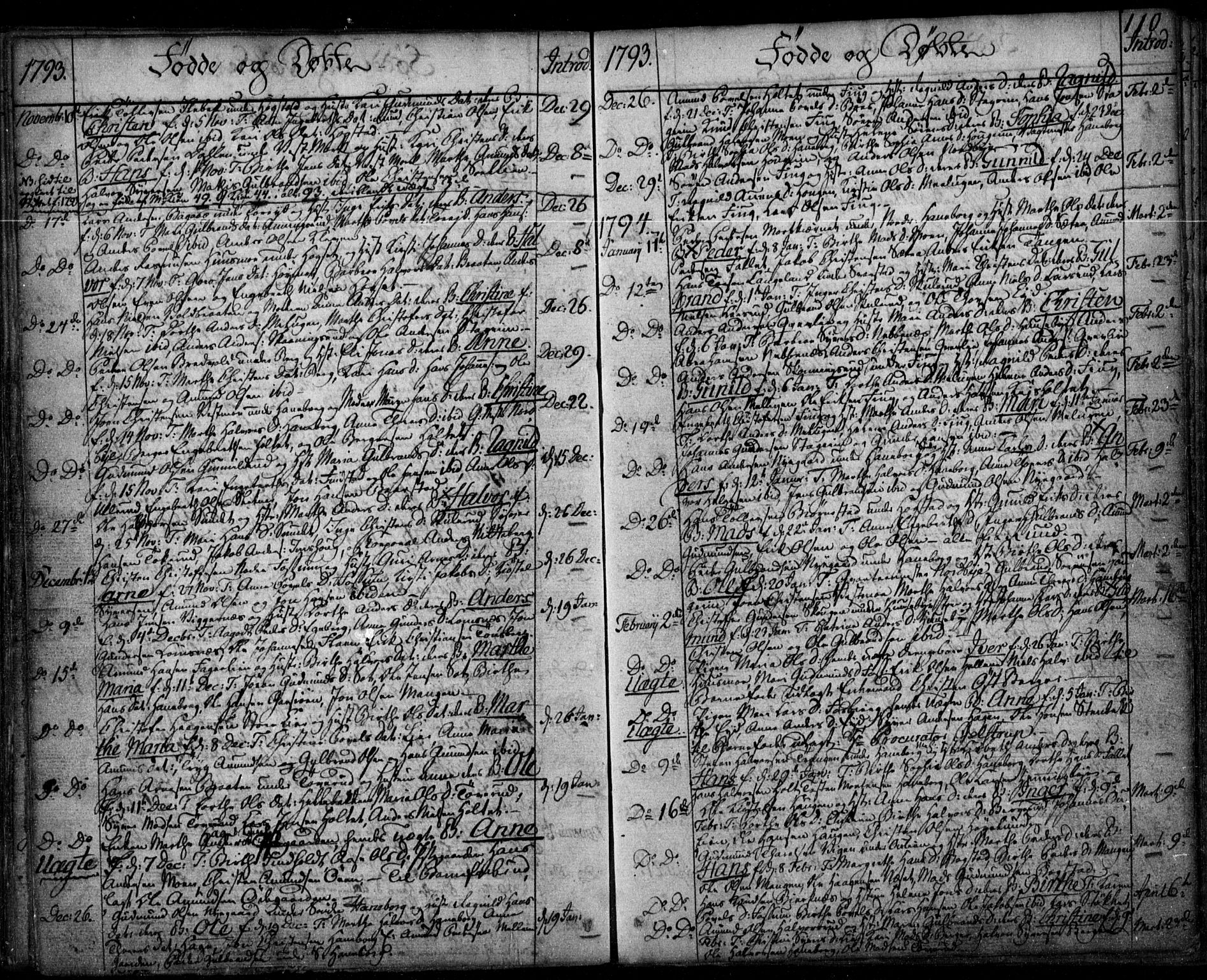 Aurskog prestekontor Kirkebøker, SAO/A-10304a/F/Fa/L0003: Parish register (official) no. I 3, 1767-1807, p. 110