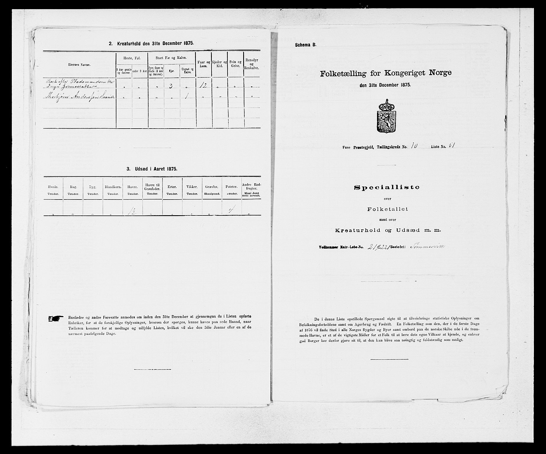 SAB, 1875 census for 1241P Fusa, 1875, p. 766