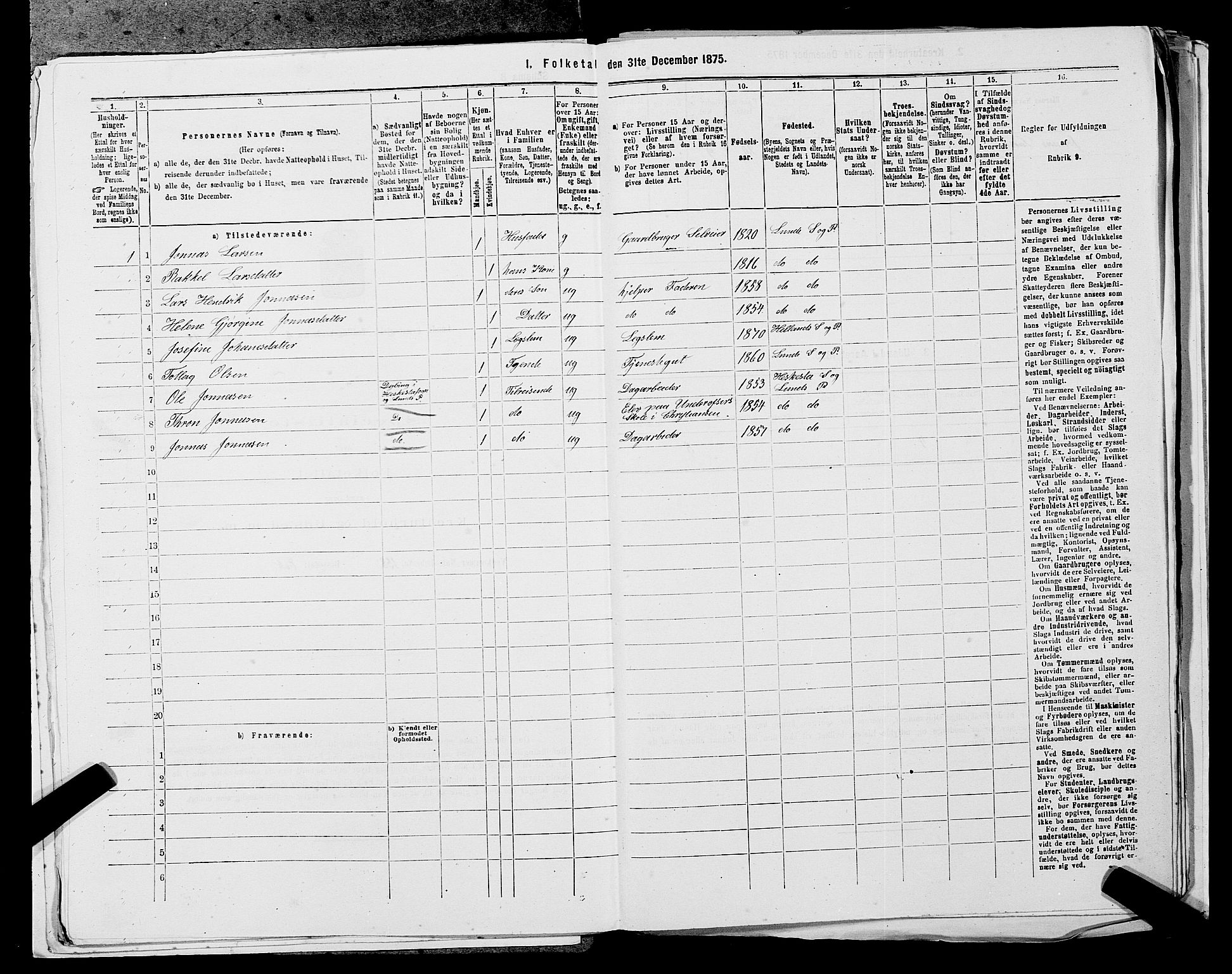 SAST, 1875 census for 1112P Lund, 1875, p. 429