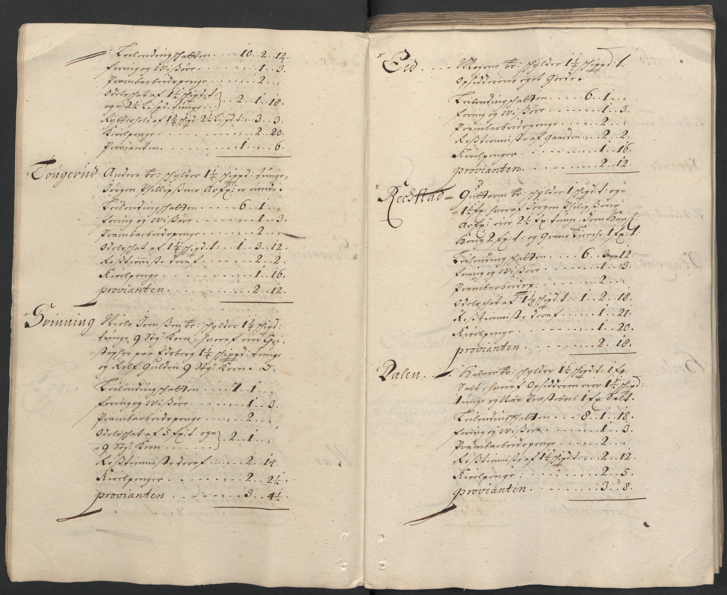 Rentekammeret inntil 1814, Reviderte regnskaper, Fogderegnskap, AV/RA-EA-4092/R18/L1302: Fogderegnskap Hadeland, Toten og Valdres, 1704, p. 125