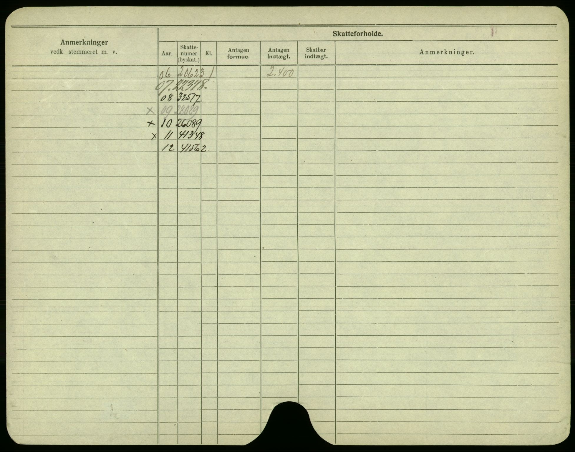 Oslo folkeregister, Registerkort, SAO/A-11715/F/Fa/Fac/L0003: Menn, 1906-1914, p. 874b