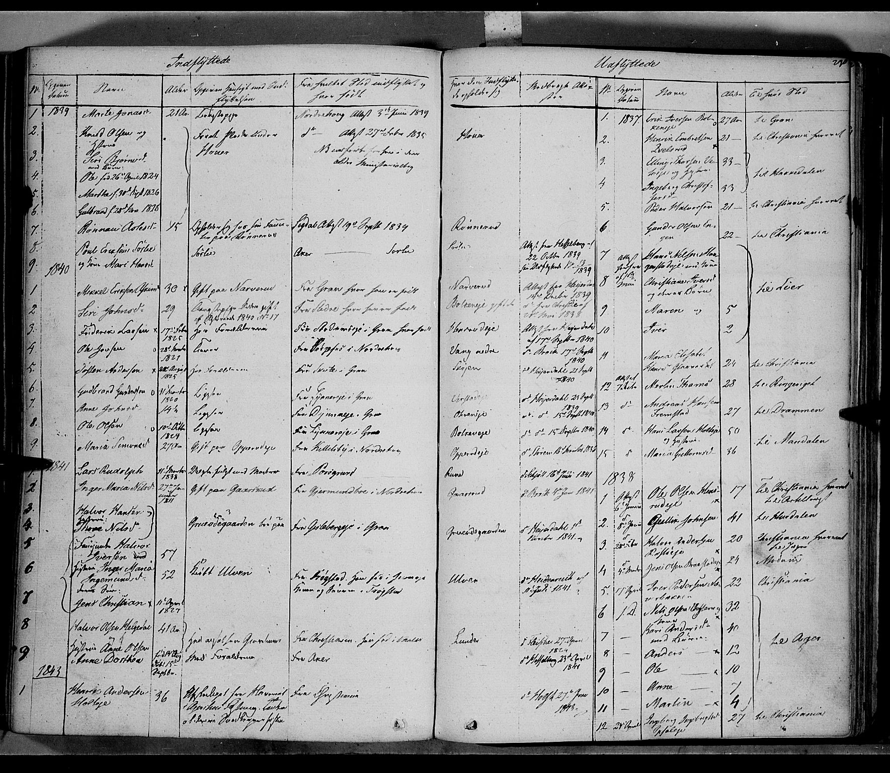 Jevnaker prestekontor, SAH/PREST-116/H/Ha/Haa/L0006: Parish register (official) no. 6, 1837-1857, p. 290