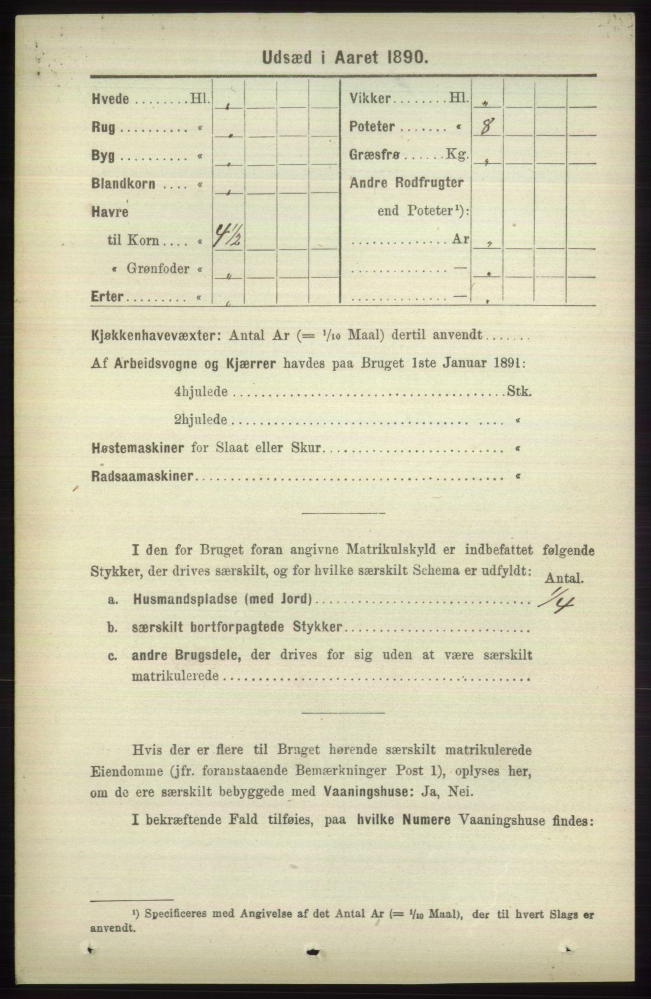 RA, 1891 census for 1251 Bruvik, 1891, p. 4903