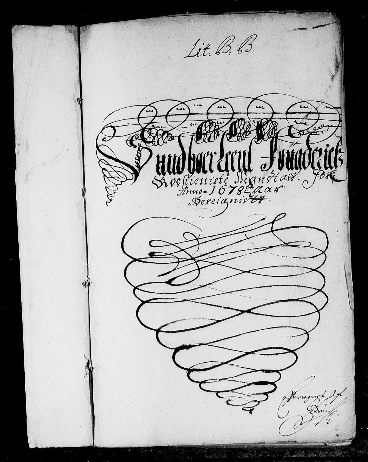 Rentekammeret inntil 1814, Reviderte regnskaper, Stiftamtstueregnskaper, Bergen stiftamt, AV/RA-EA-6043/R/Rc/L0052: Bergen stiftamt, 1678