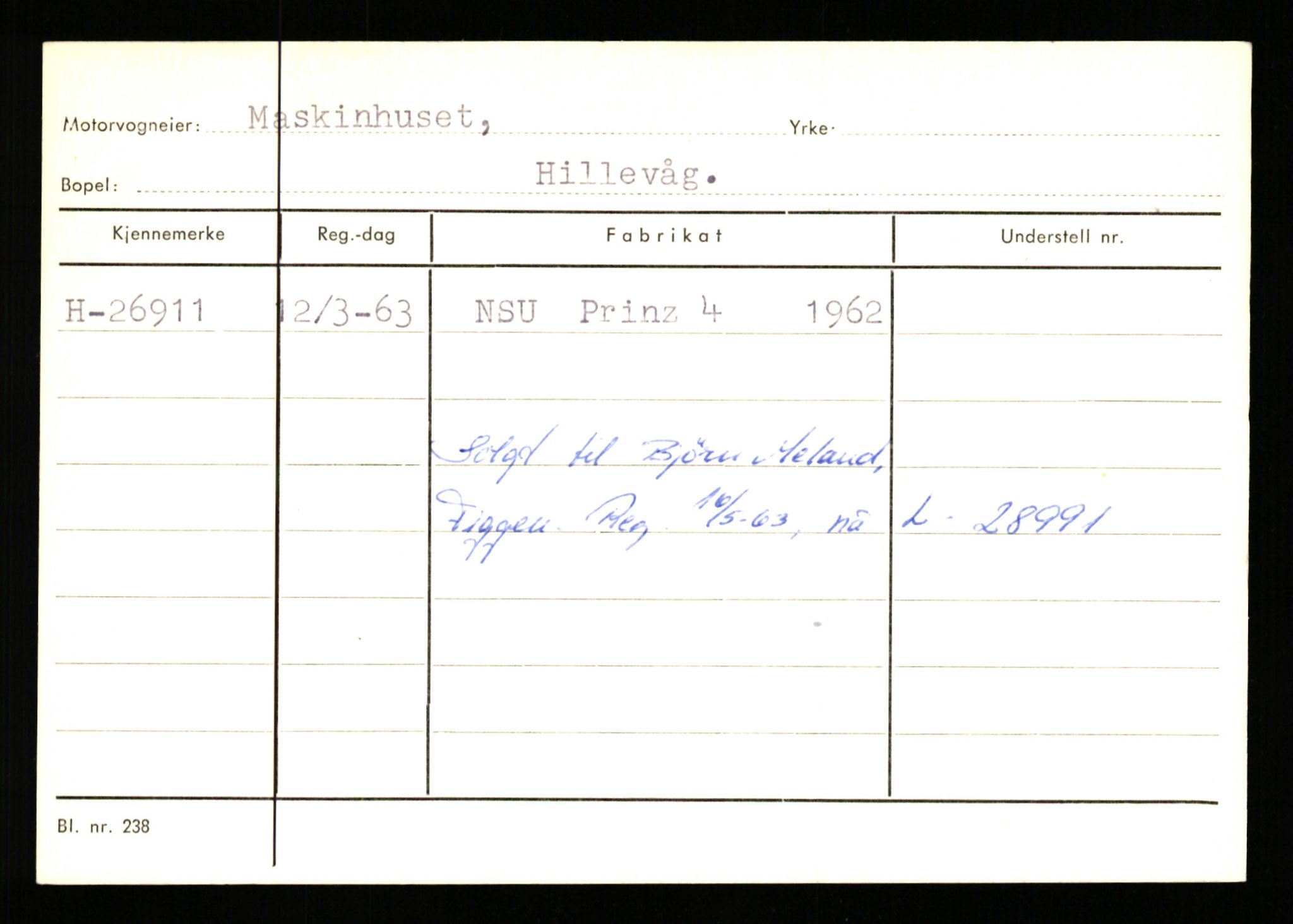 Stavanger trafikkstasjon, SAST/A-101942/0/G/L0005: Registreringsnummer: 23000 - 34245, 1930-1971, p. 1335