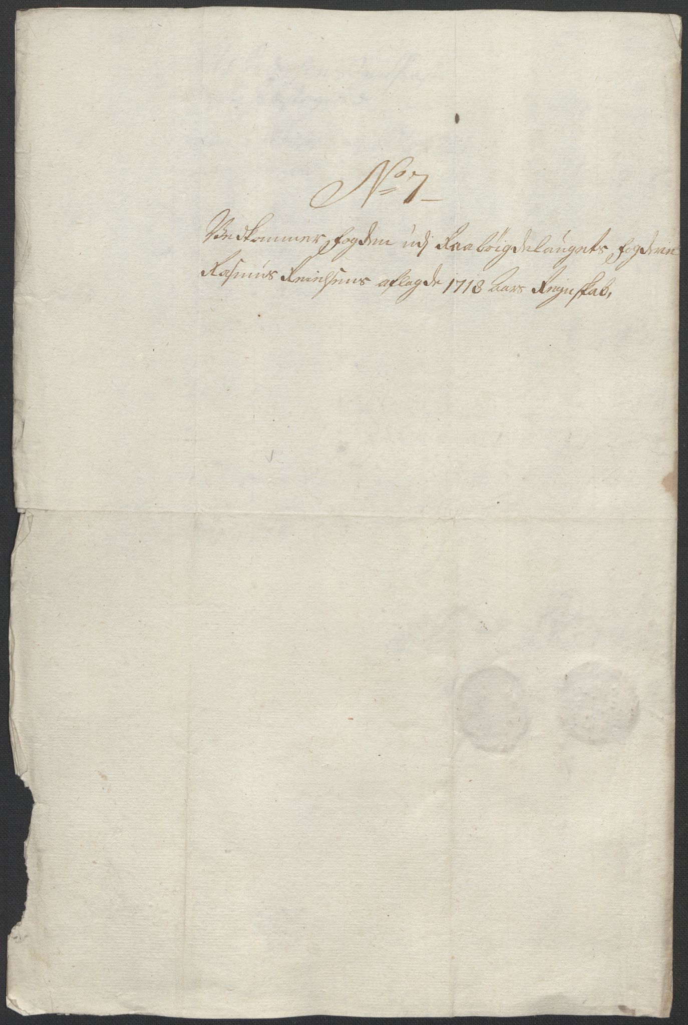 Rentekammeret inntil 1814, Reviderte regnskaper, Fogderegnskap, AV/RA-EA-4092/R40/L2453: Fogderegnskap Råbyggelag, 1718-1719, p. 77