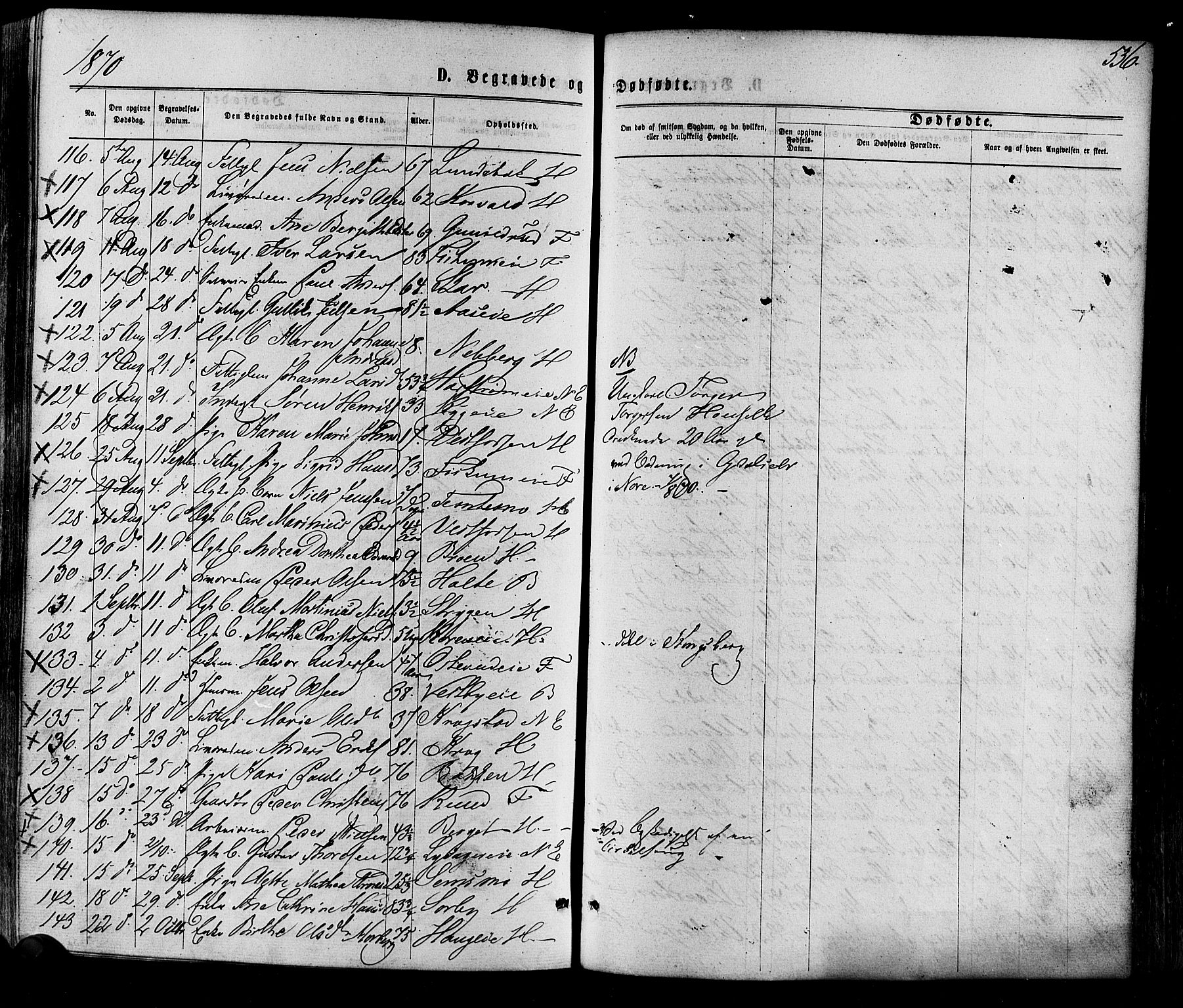 Eiker kirkebøker, AV/SAKO-A-4/F/Fa/L0017: Parish register (official) no. I 17, 1869-1877, p. 536