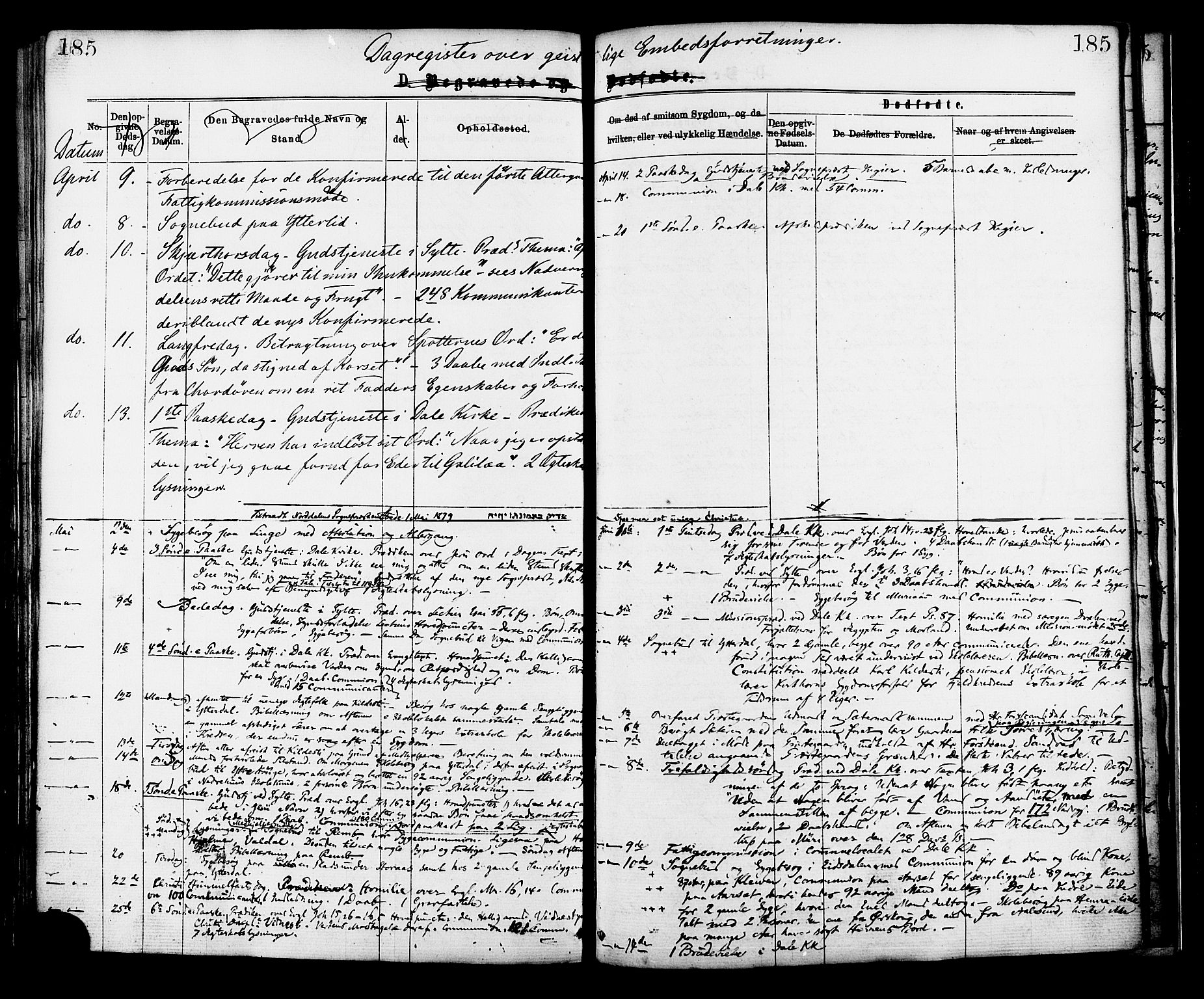Ministerialprotokoller, klokkerbøker og fødselsregistre - Møre og Romsdal, SAT/A-1454/519/L0254: Parish register (official) no. 519A13, 1868-1883, p. 185
