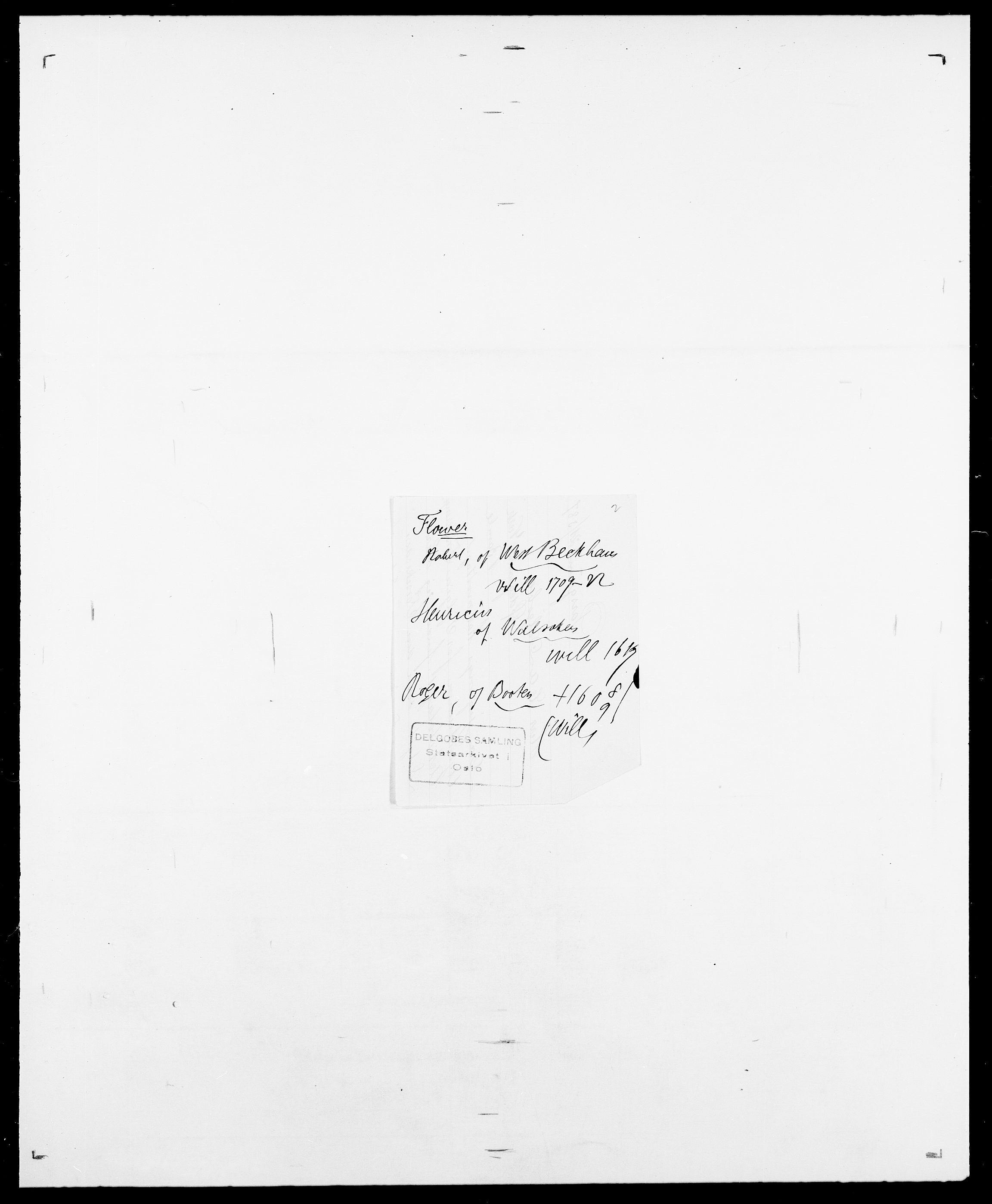 Delgobe, Charles Antoine - samling, SAO/PAO-0038/D/Da/L0012: Flor, Floer, Flohr - Fritzner, p. 480