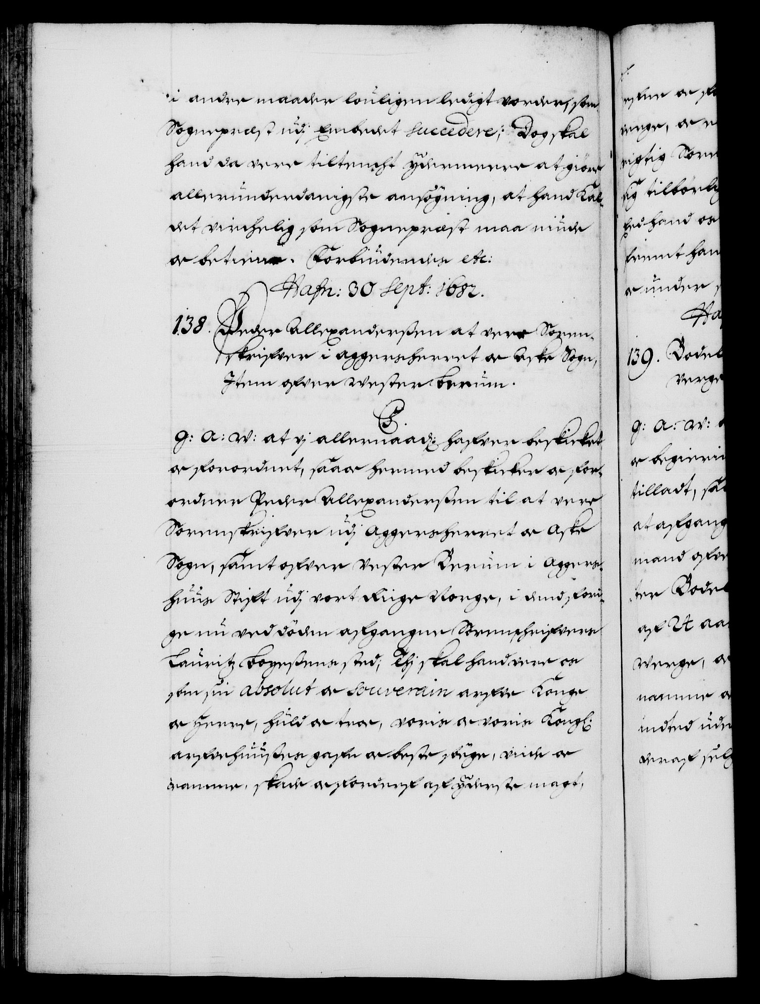Danske Kanselli 1572-1799, RA/EA-3023/F/Fc/Fca/Fcaa/L0013: Norske registre (mikrofilm), 1681-1684, p. 244b
