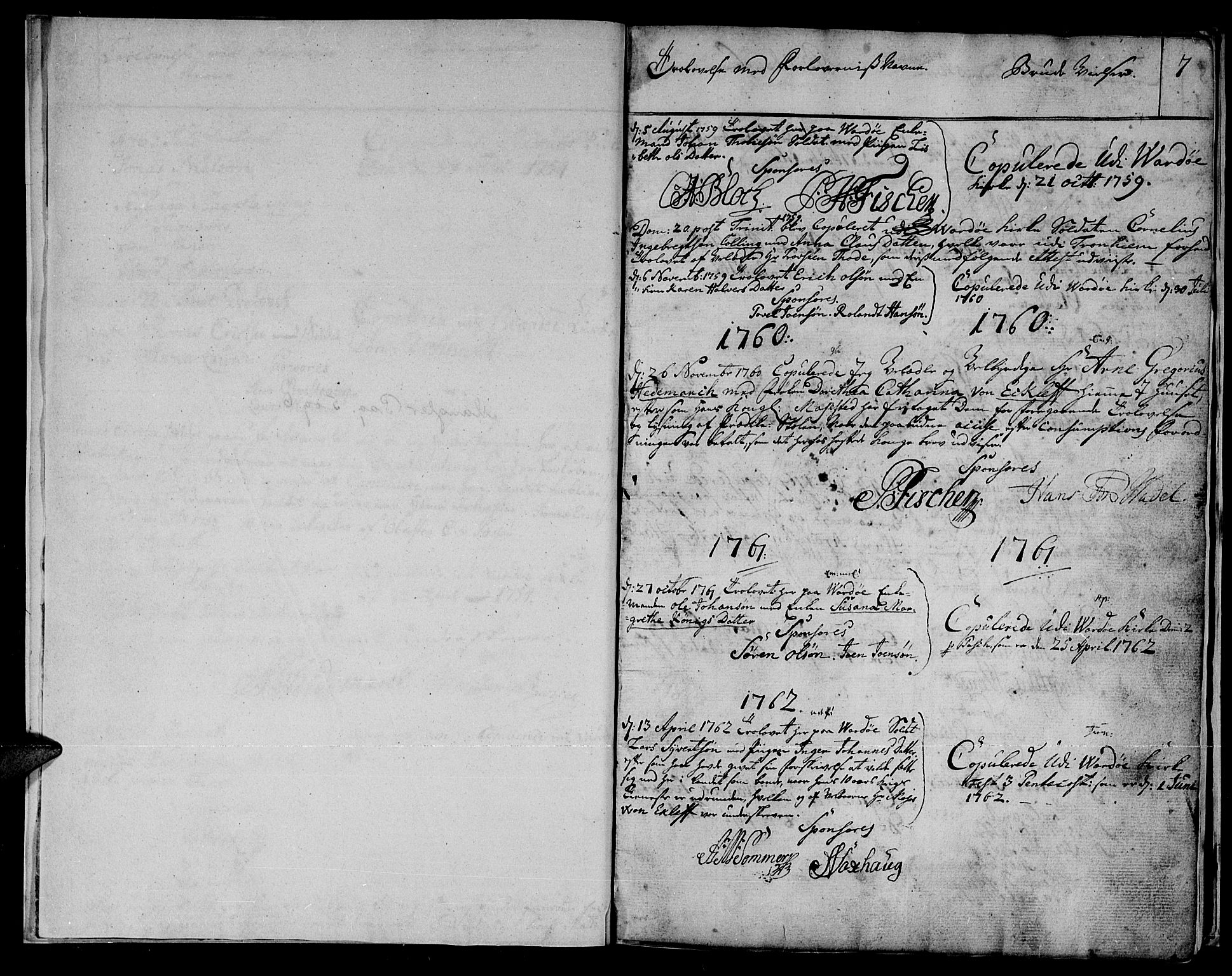 Vadsø sokneprestkontor, SATØ/S-1325/H/Ha/L0001kirke: Parish register (official) no. 1, 1747-1768, p. 7