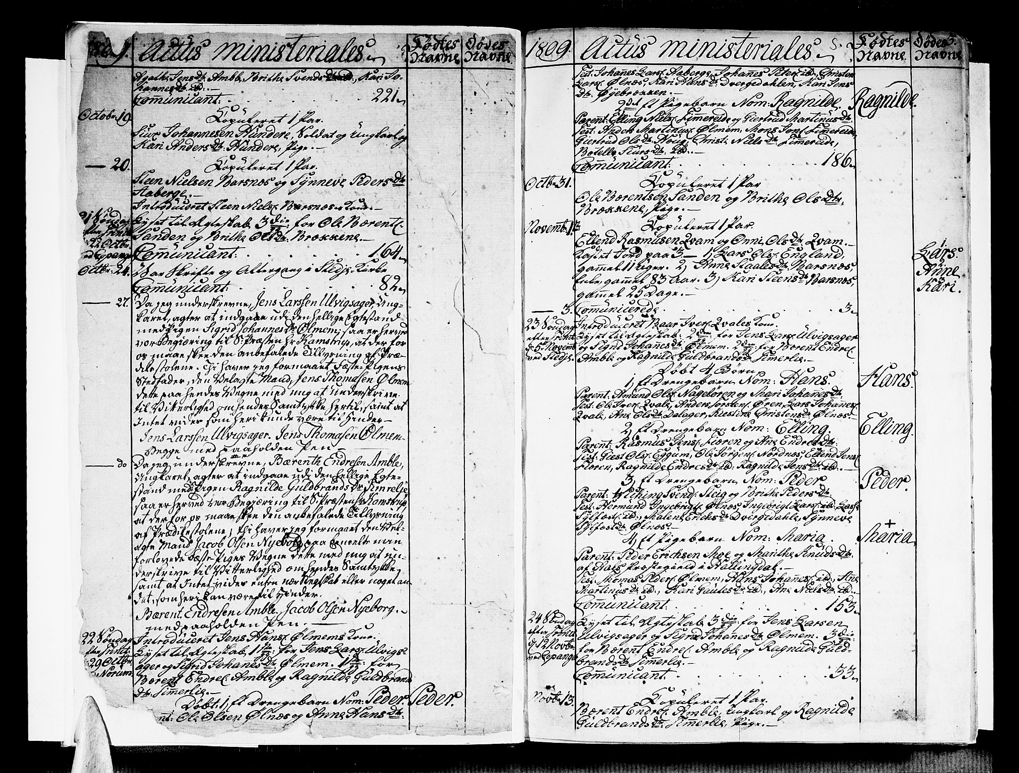 Sogndal sokneprestembete, SAB/A-81301/H/Haa/Haaa/L0009: Parish register (official) no. A 9, 1809-1821, p. 3
