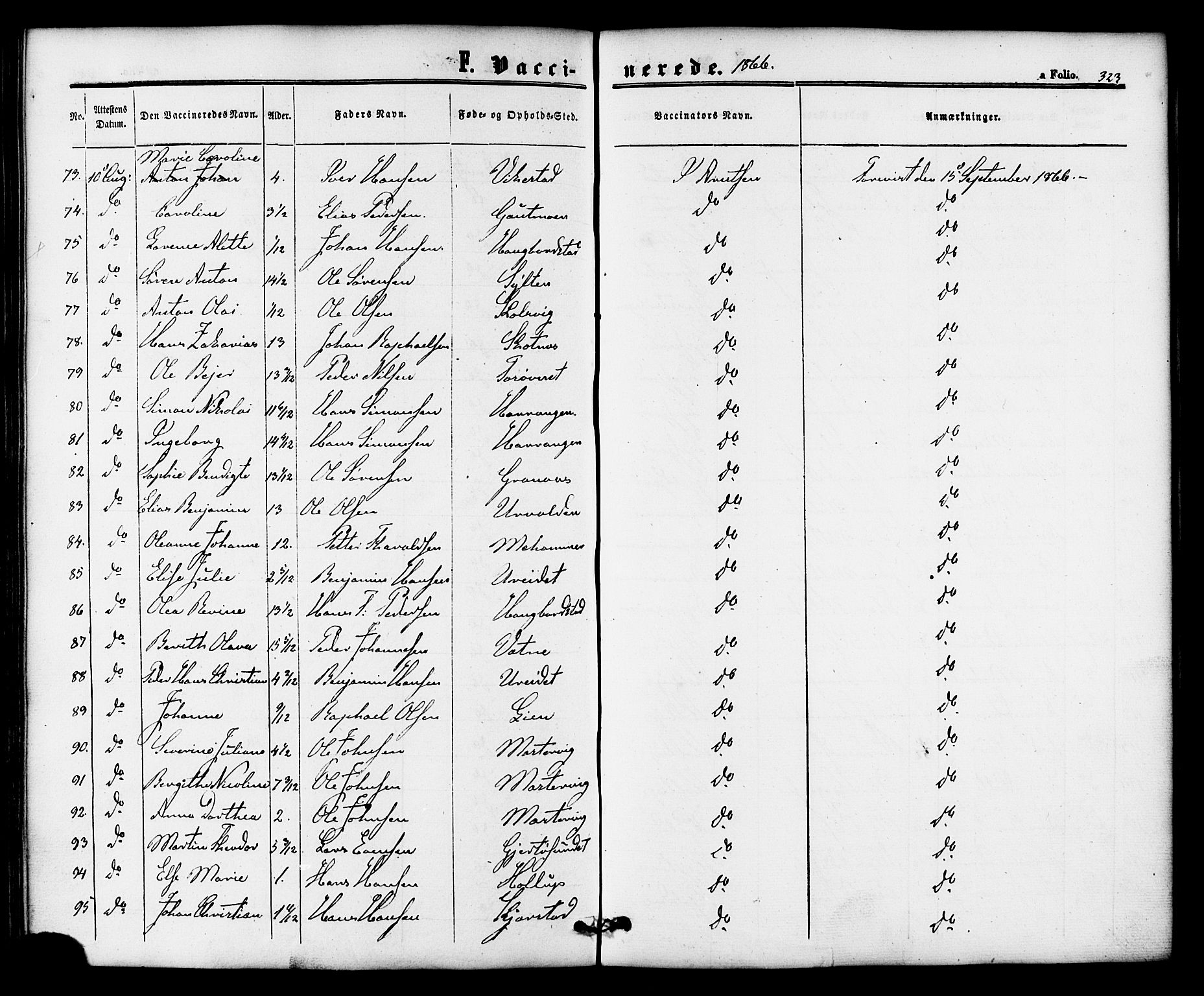 Ministerialprotokoller, klokkerbøker og fødselsregistre - Nordland, AV/SAT-A-1459/810/L0146: Parish register (official) no. 810A08 /1, 1862-1874, p. 323