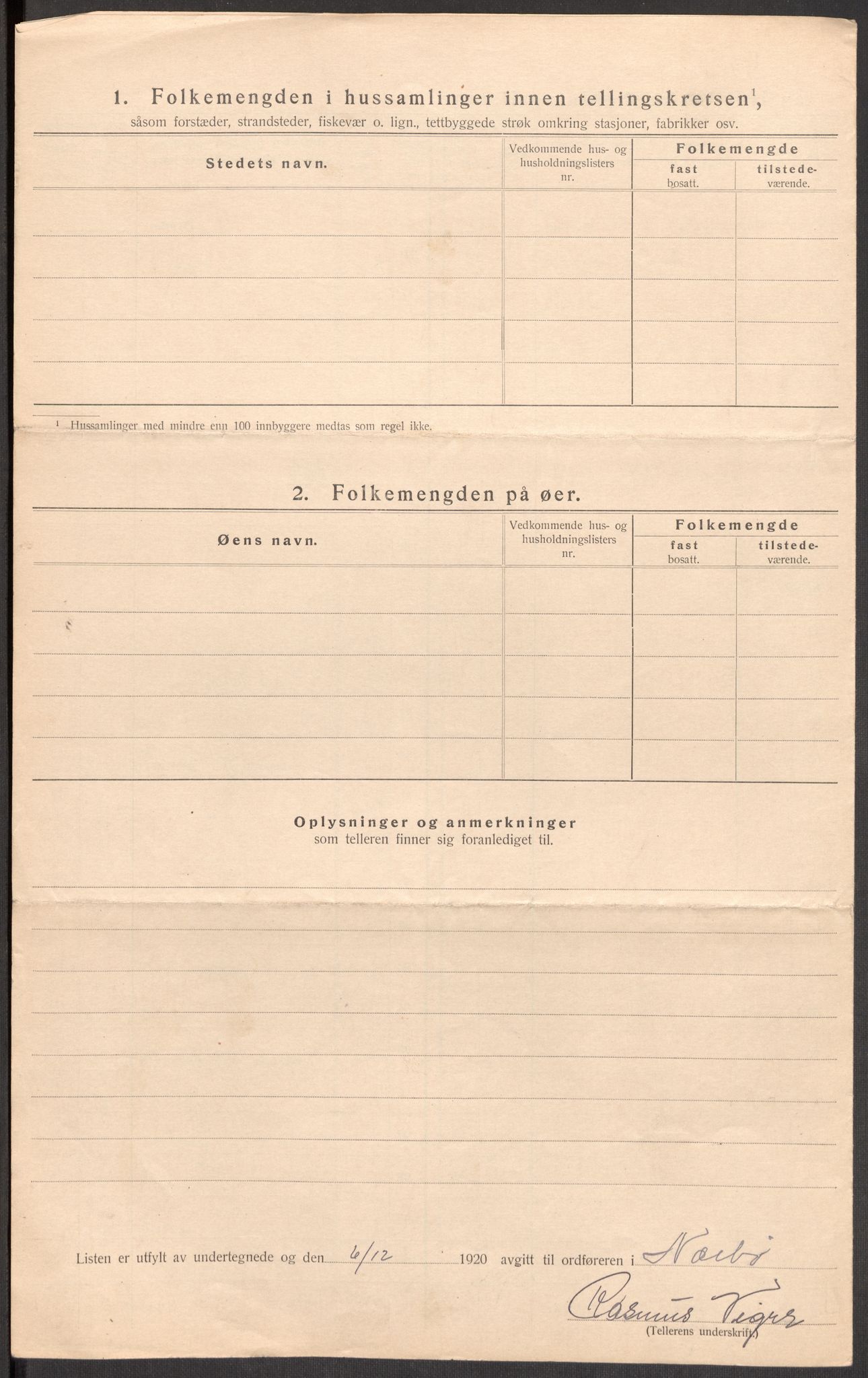 SAST, 1920 census for Nærbø, 1920, p. 18