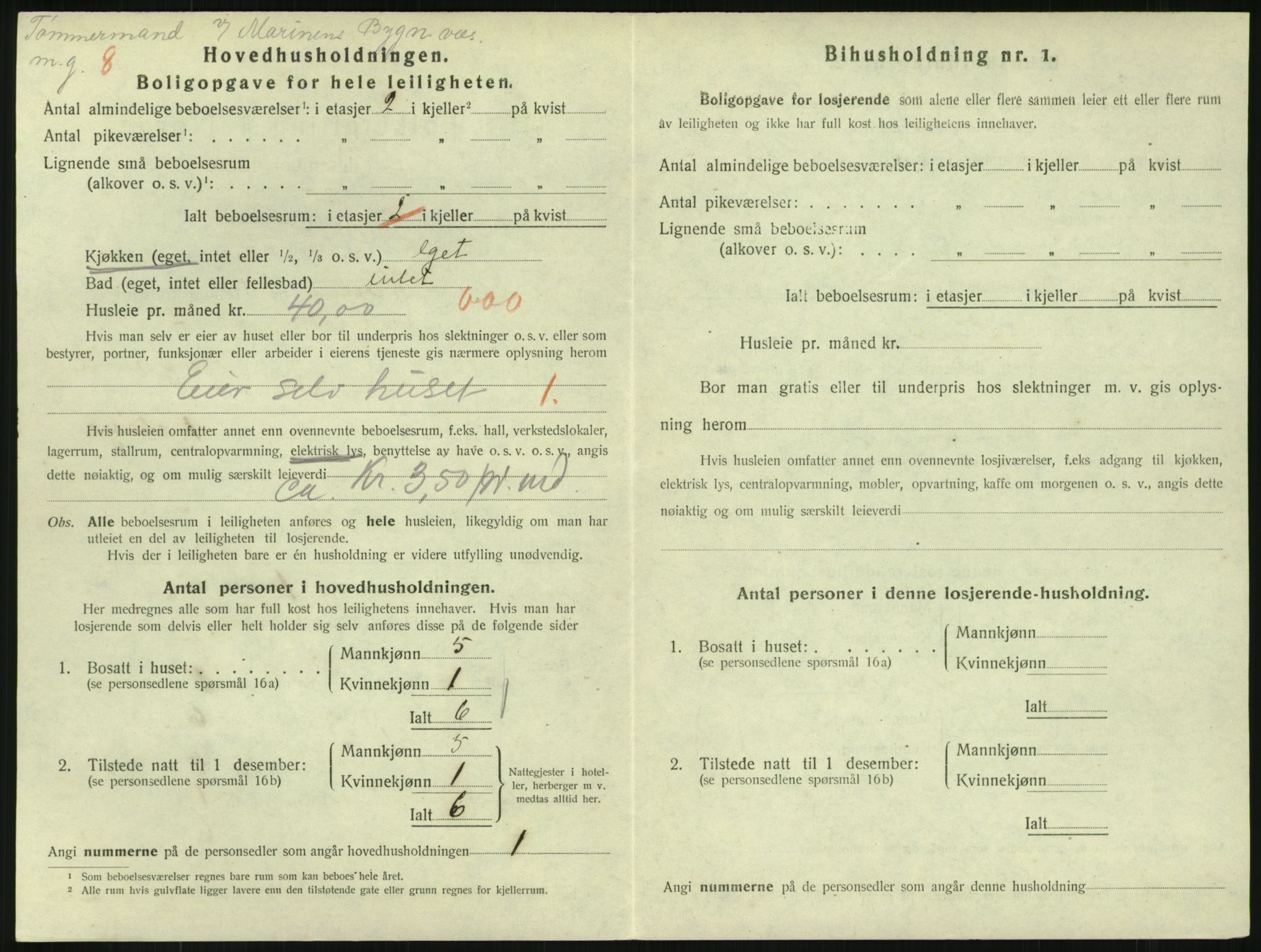 SAKO, 1920 census for Horten, 1920, p. 4604