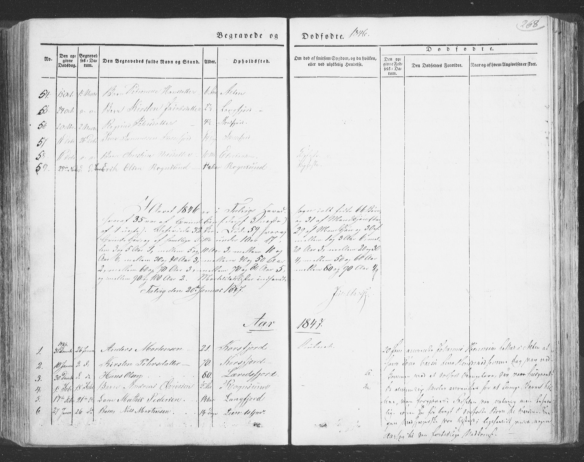 Talvik sokneprestkontor, SATØ/S-1337/H/Ha/L0009kirke: Parish register (official) no. 9, 1837-1852, p. 267
