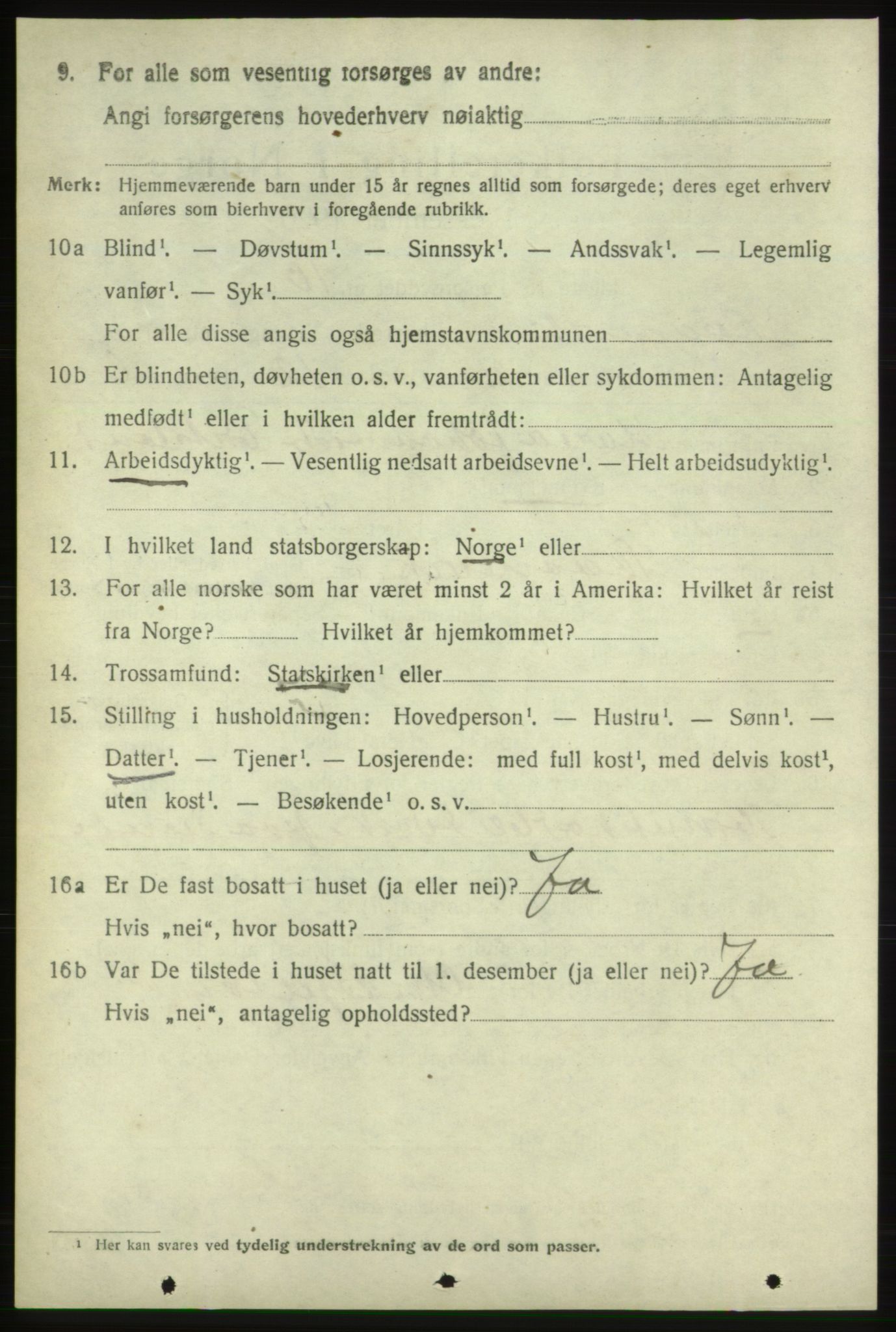 SAB, 1920 census for Skånevik, 1920, p. 7694