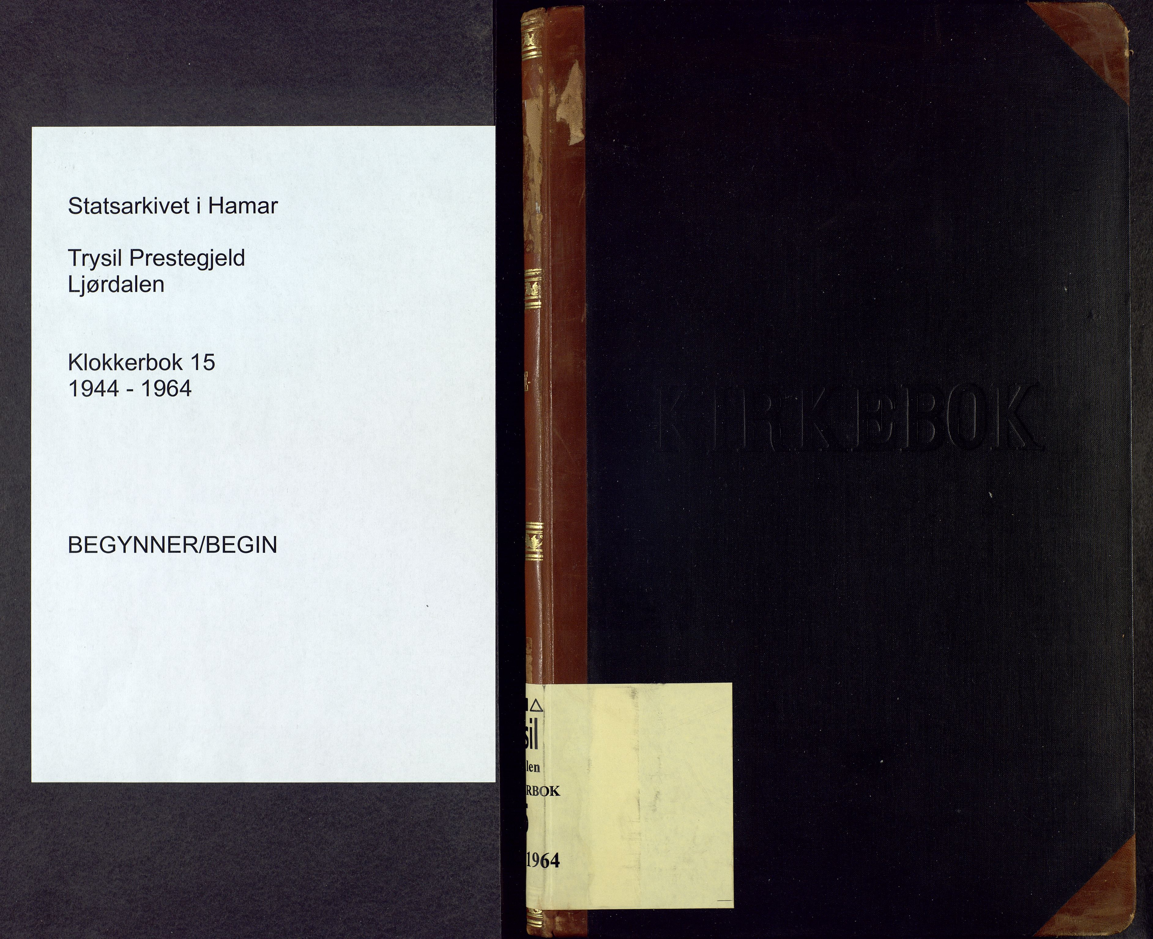 Trysil prestekontor, AV/SAH-PREST-046/H/Ha/Hab/L0015: Parish register (copy) no. 15, 1944-1964