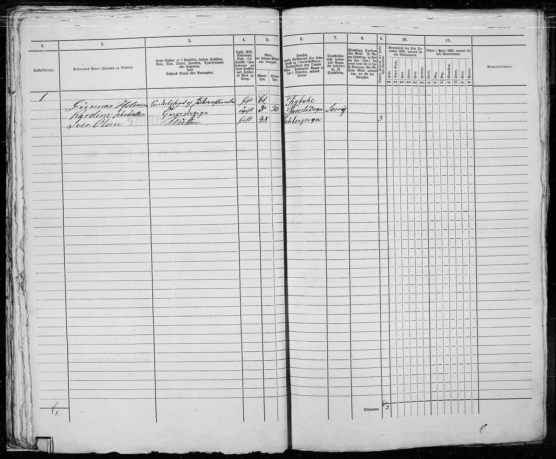 RA, 1865 census for Fredrikstad/Fredrikstad, 1865, p. 47