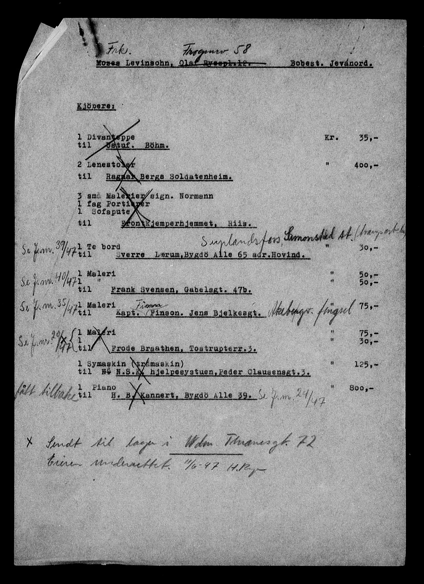 Justisdepartementet, Tilbakeføringskontoret for inndratte formuer, AV/RA-S-1564/H/Hc/Hcc/L0959: --, 1945-1947, p. 16