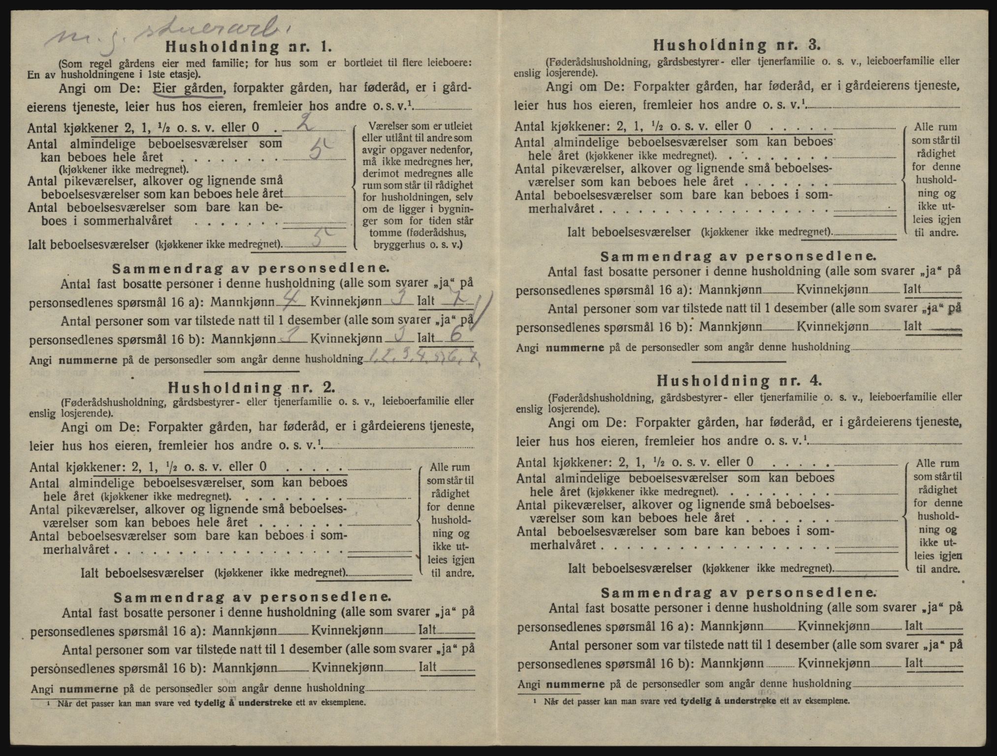 SAO, 1920 census for Glemmen, 1920, p. 1970