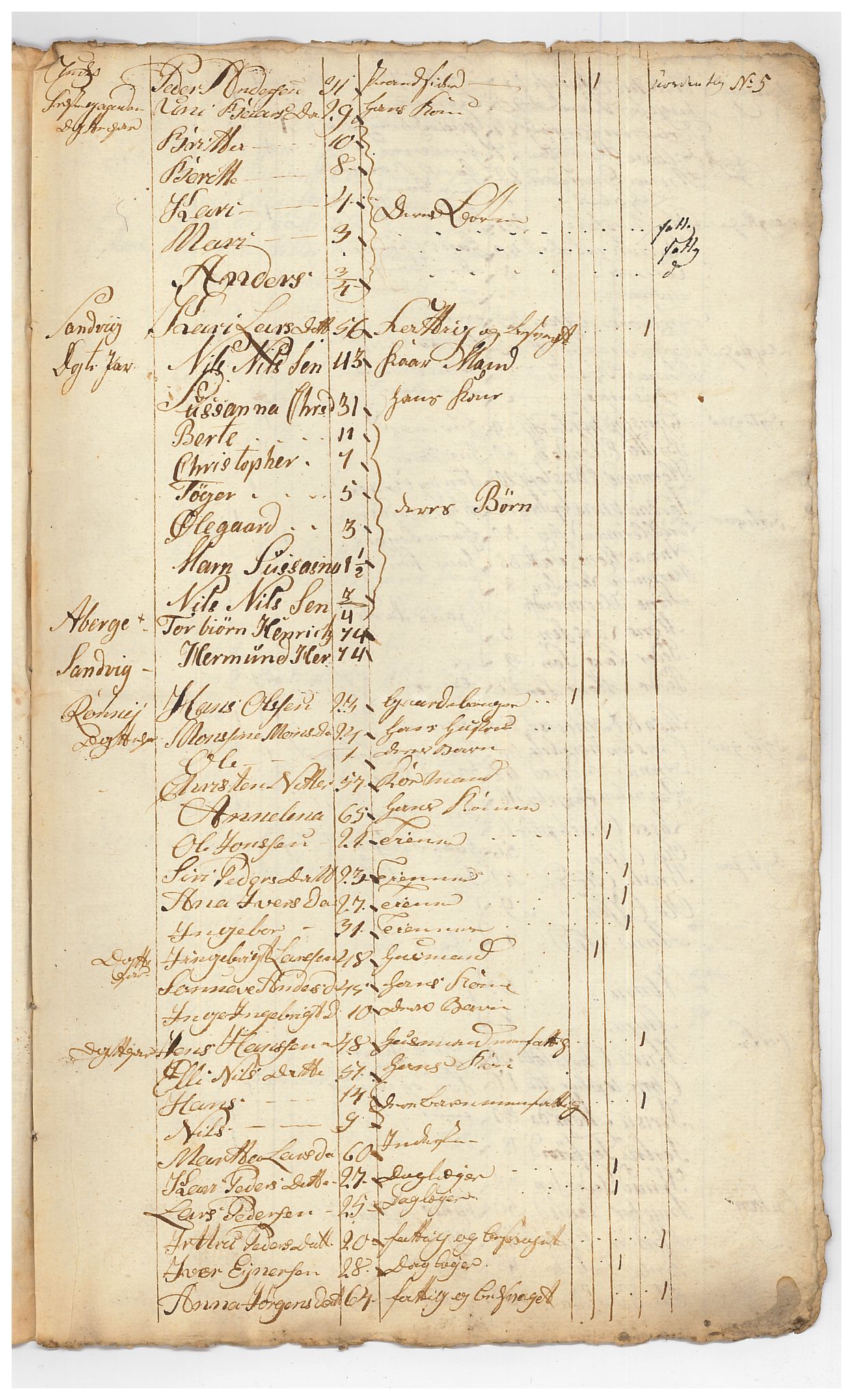 SAB, Census 1815 for Luster, 1815, p. 46