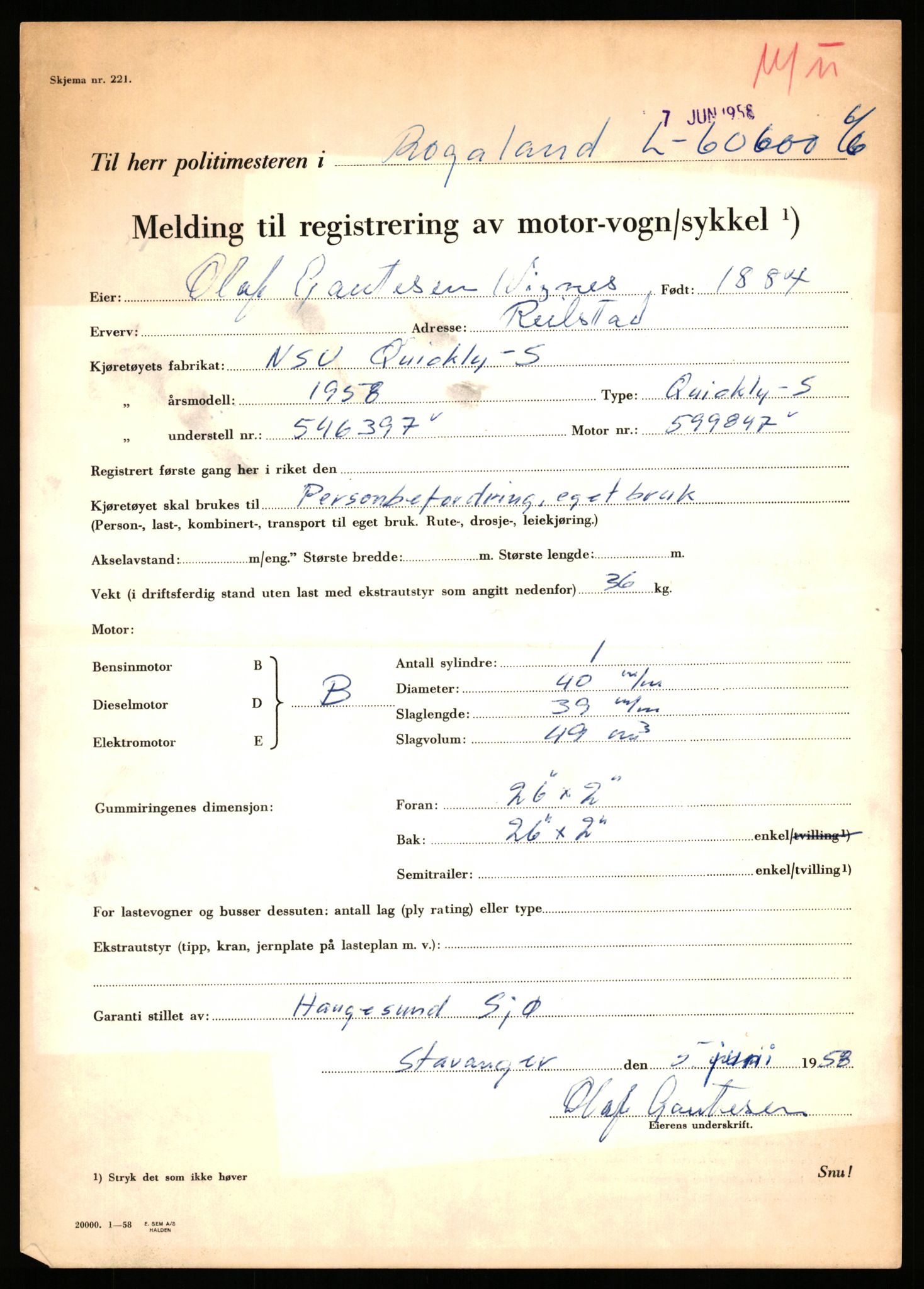 Stavanger trafikkstasjon, AV/SAST-A-101942/0/F/L0059: L-60000 - L-60699, 1930-1971, p. 1841