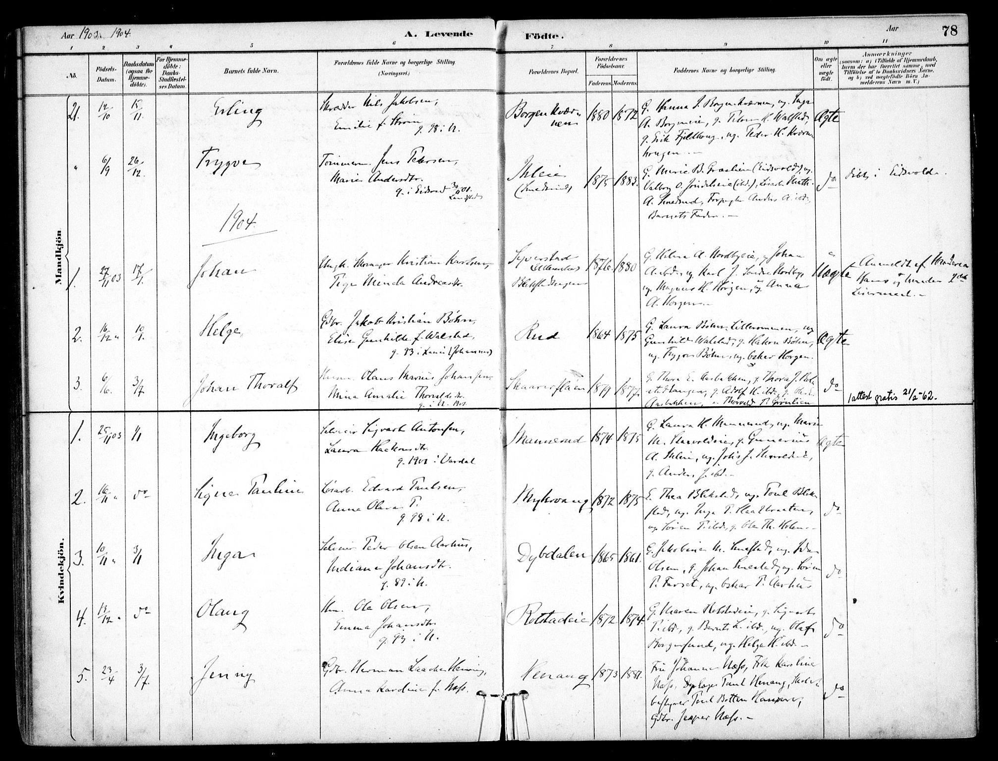 Nes prestekontor Kirkebøker, SAO/A-10410/F/Fb/L0002: Parish register (official) no. II 2, 1883-1918, p. 78