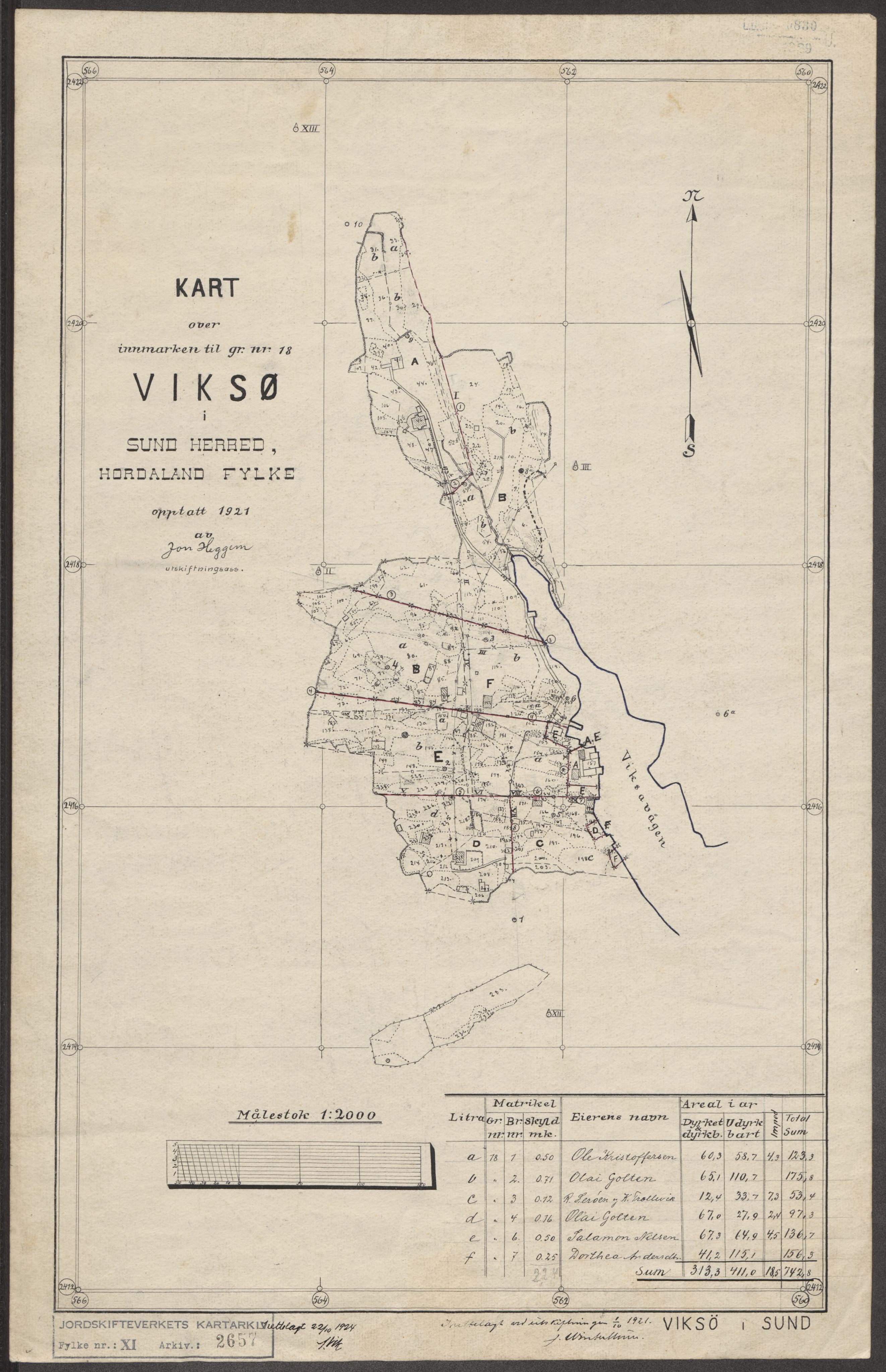 Jordskifteverkets kartarkiv, AV/RA-S-3929/T, 1859-1988, p. 2986