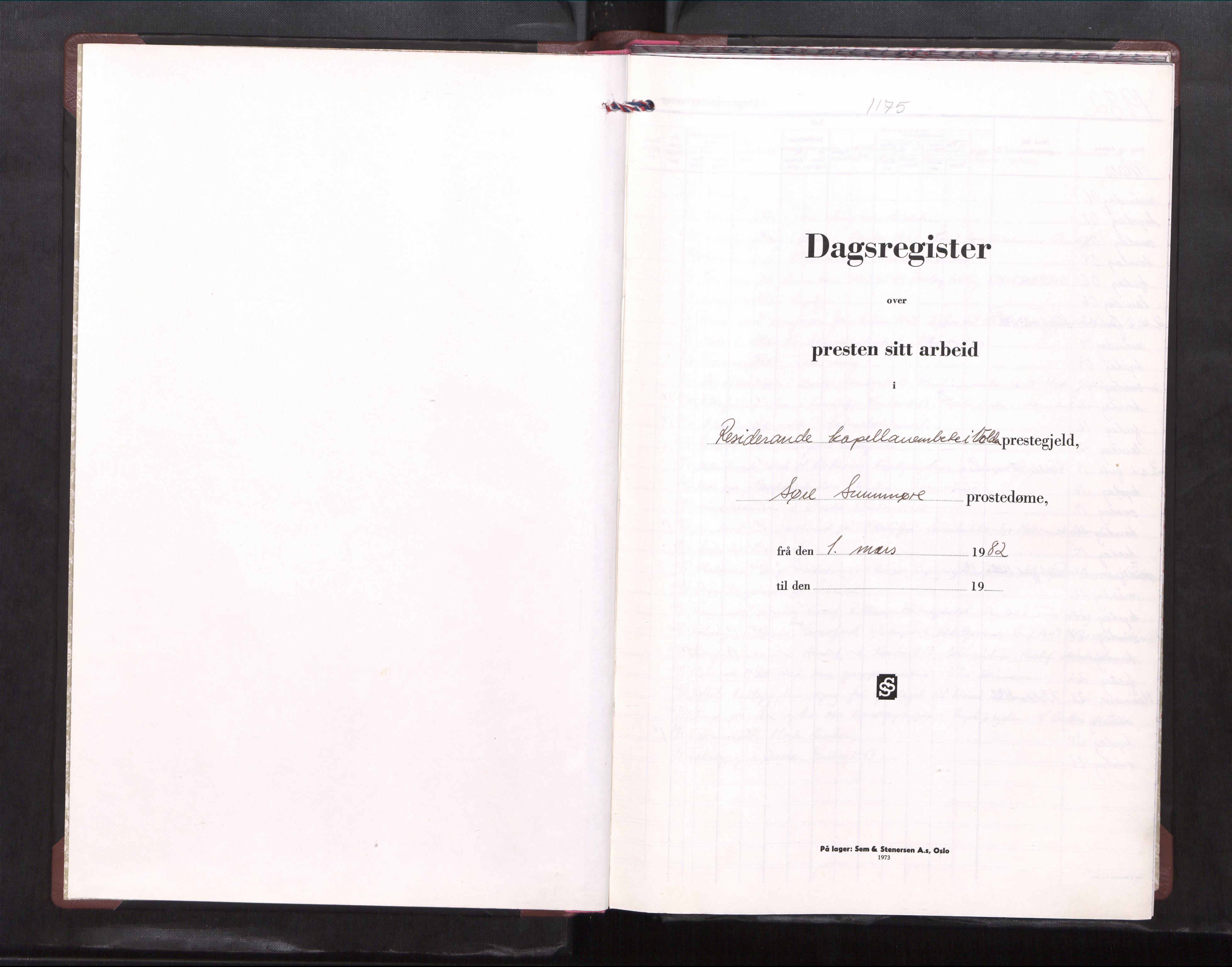 Ministerialprotokoller, klokkerbøker og fødselsregistre - Møre og Romsdal, AV/SAT-A-1454/511/L0154: Diary records no. 511---, 1982-1983