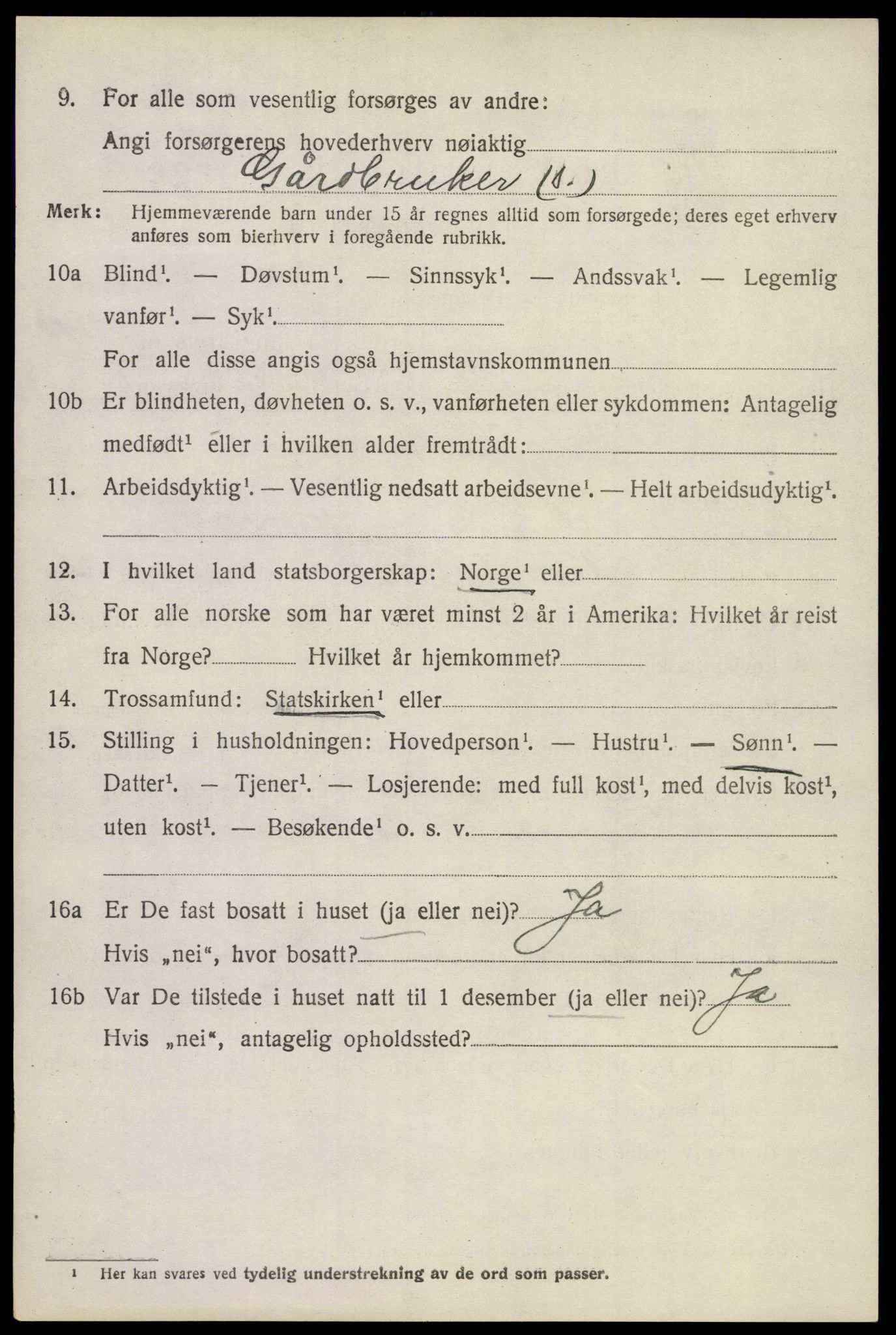SAKO, 1920 census for Andebu, 1920, p. 6613
