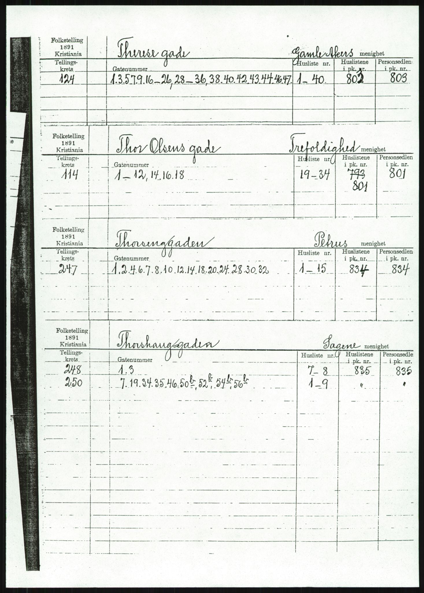 RA, 1891 census for 0301 Kristiania, 1891, p. 118