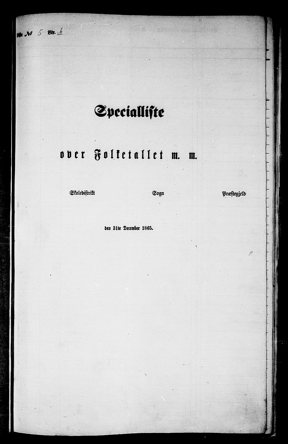 RA, 1865 census for Nesset, 1865, p. 109