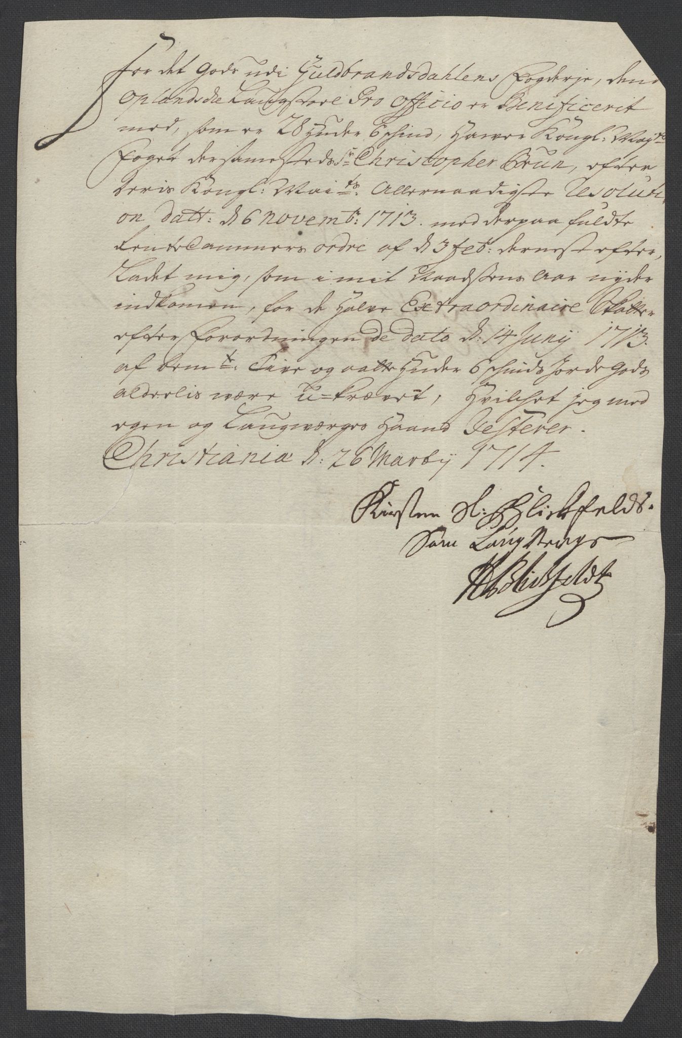 Rentekammeret inntil 1814, Reviderte regnskaper, Fogderegnskap, AV/RA-EA-4092/R17/L1183: Fogderegnskap Gudbrandsdal, 1714, p. 220