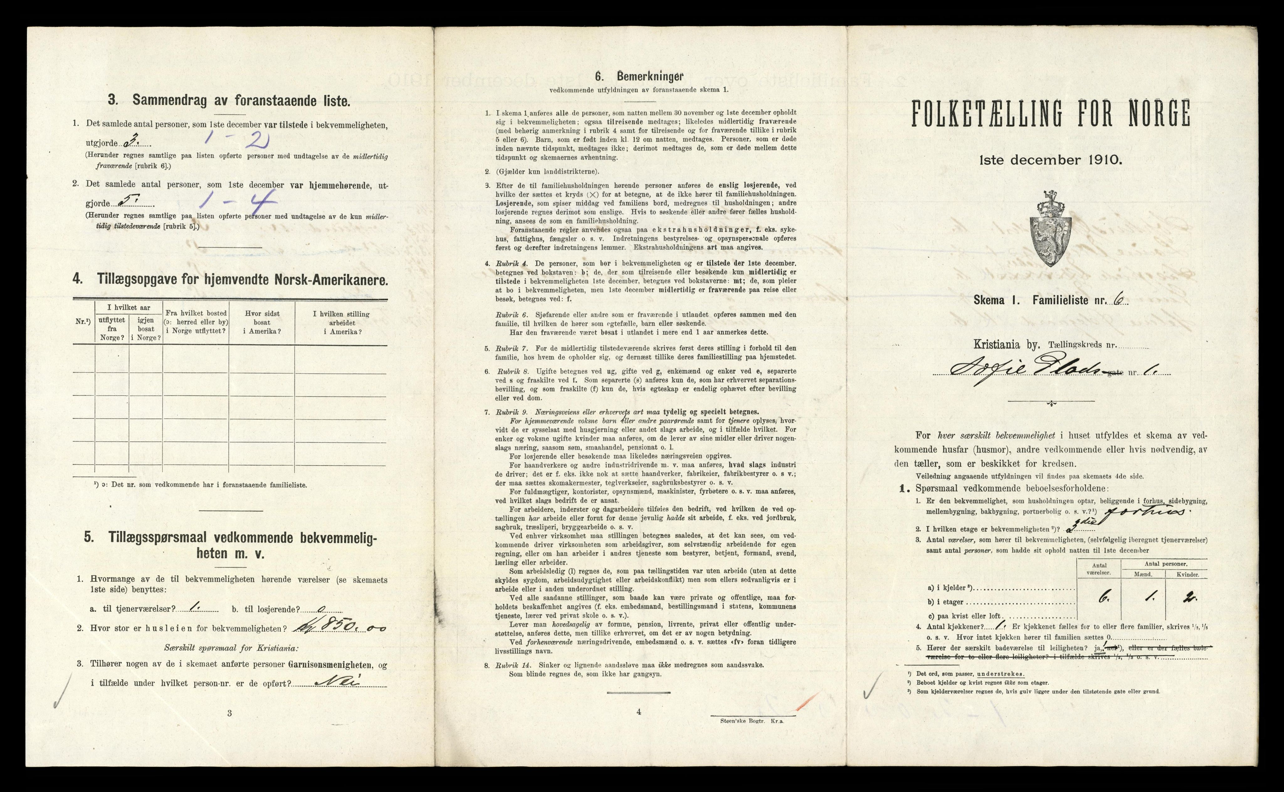 RA, 1910 census for Kristiania, 1910, p. 94825