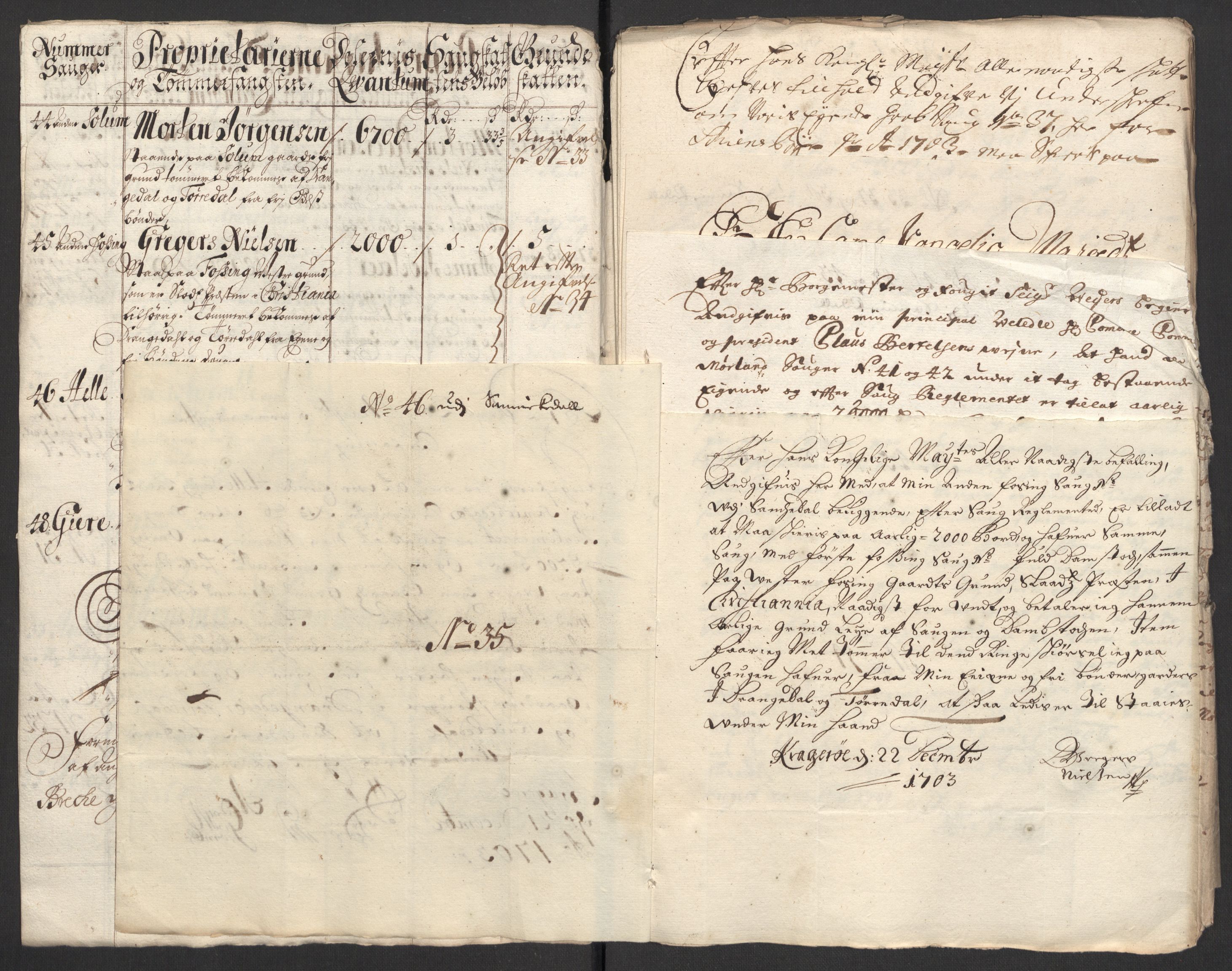 Rentekammeret inntil 1814, Reviderte regnskaper, Fogderegnskap, RA/EA-4092/R36/L2109: Fogderegnskap Øvre og Nedre Telemark og Bamble, 1703, p. 202