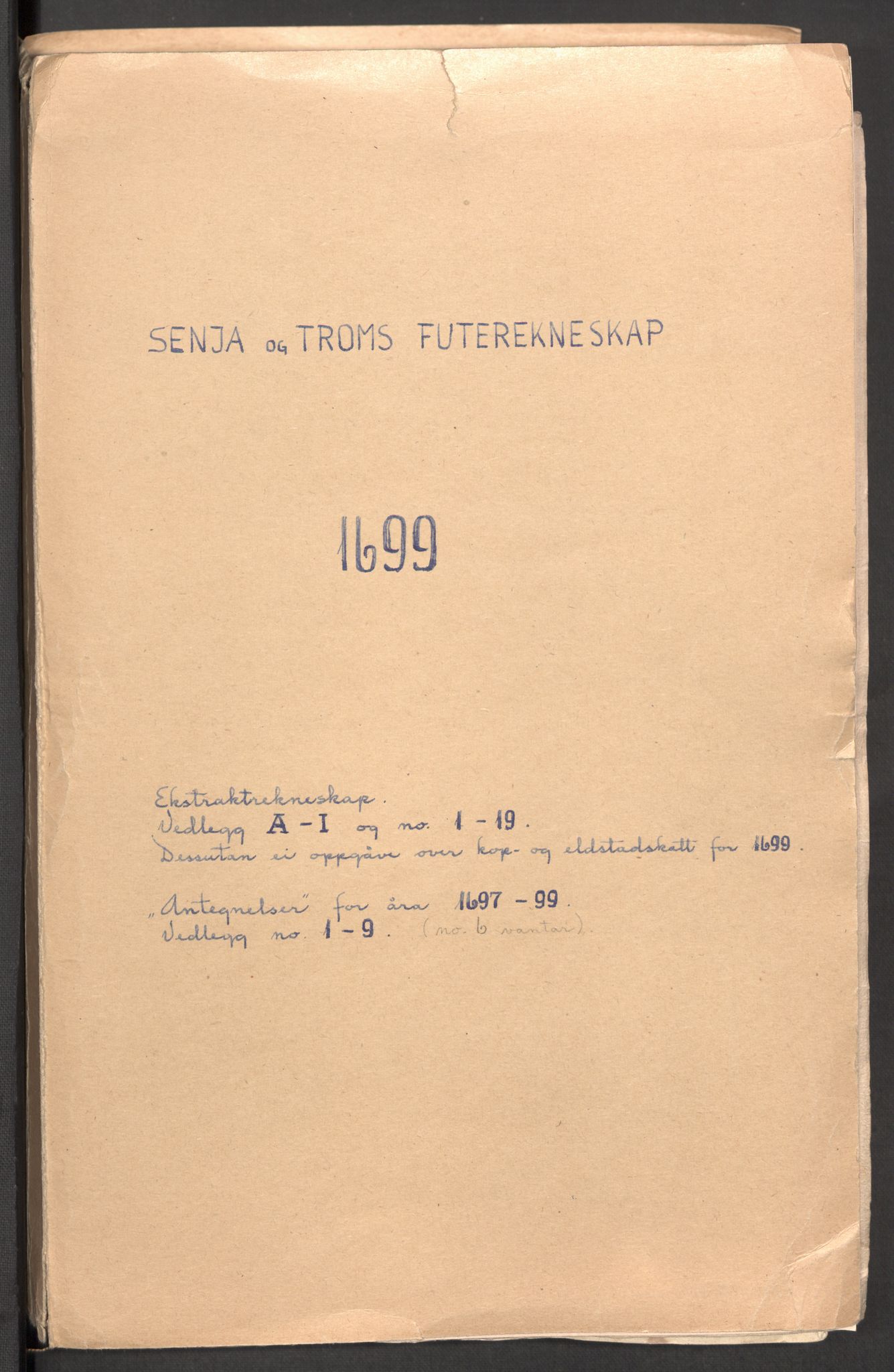 Rentekammeret inntil 1814, Reviderte regnskaper, Fogderegnskap, RA/EA-4092/R68/L4754: Fogderegnskap Senja og Troms, 1697-1699, p. 255