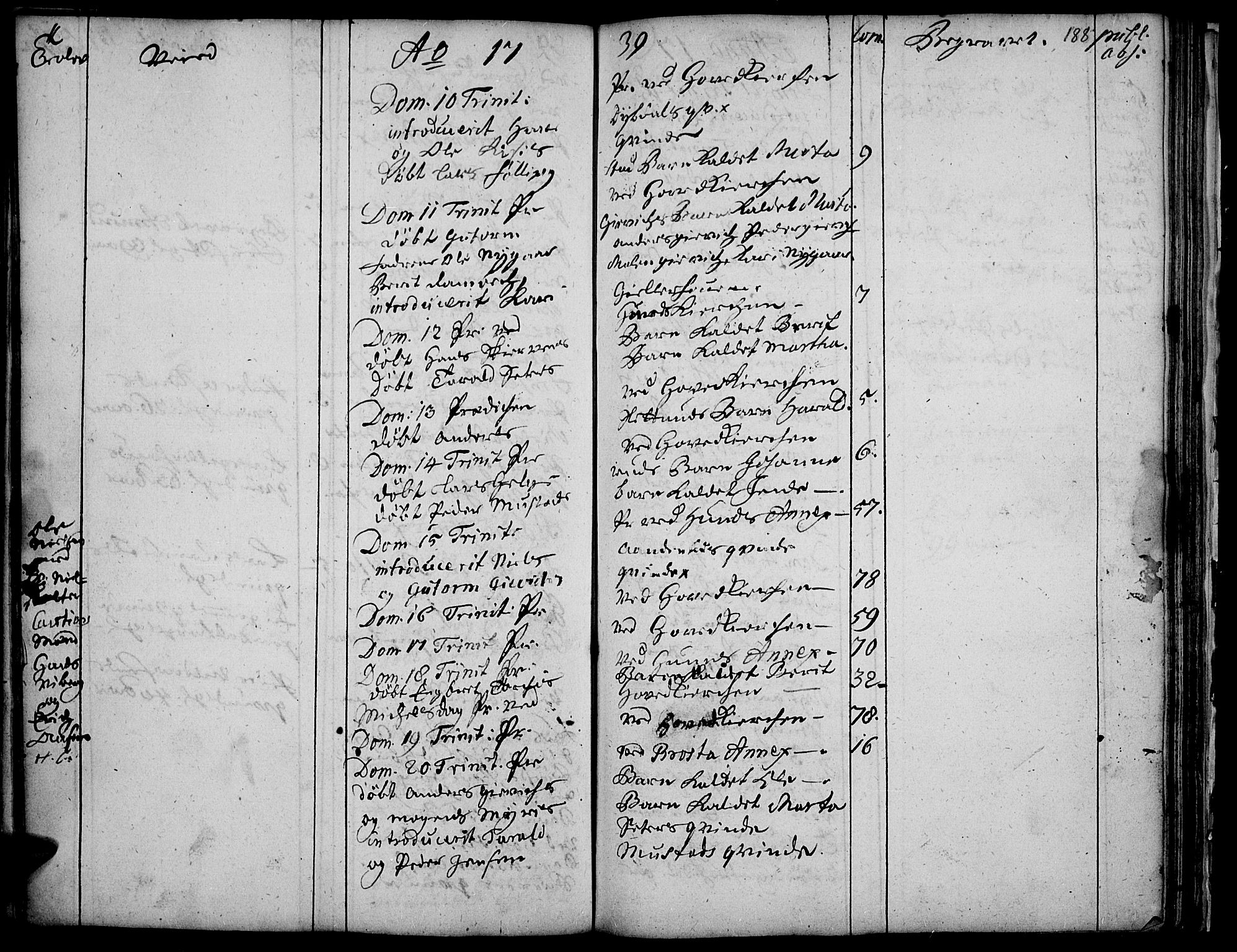 Vardal prestekontor, AV/SAH-PREST-100/H/Ha/Haa/L0001: Parish register (official) no. 1, 1706-1748, p. 188