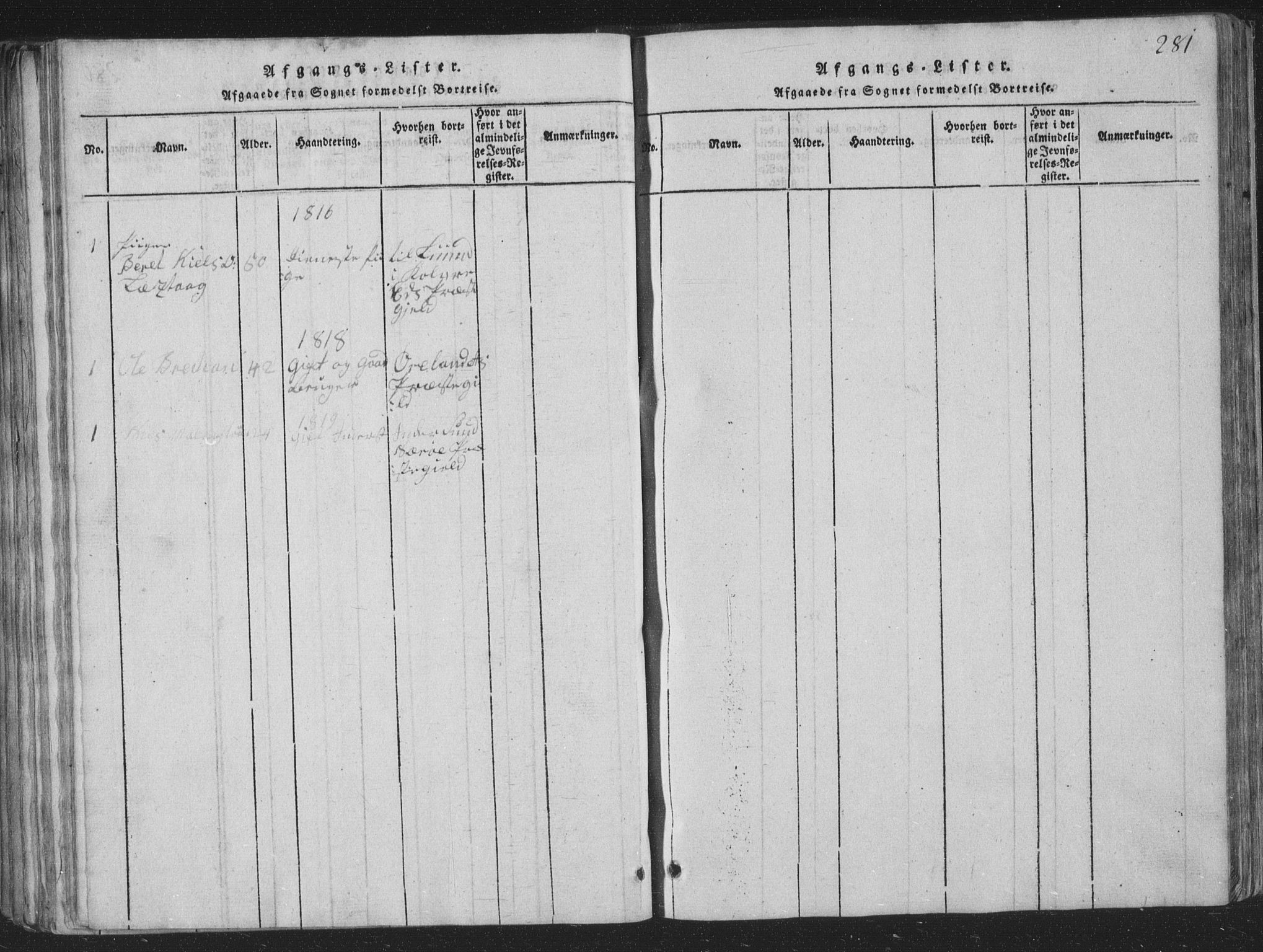 Ministerialprotokoller, klokkerbøker og fødselsregistre - Nord-Trøndelag, SAT/A-1458/773/L0613: Parish register (official) no. 773A04, 1815-1845, p. 281