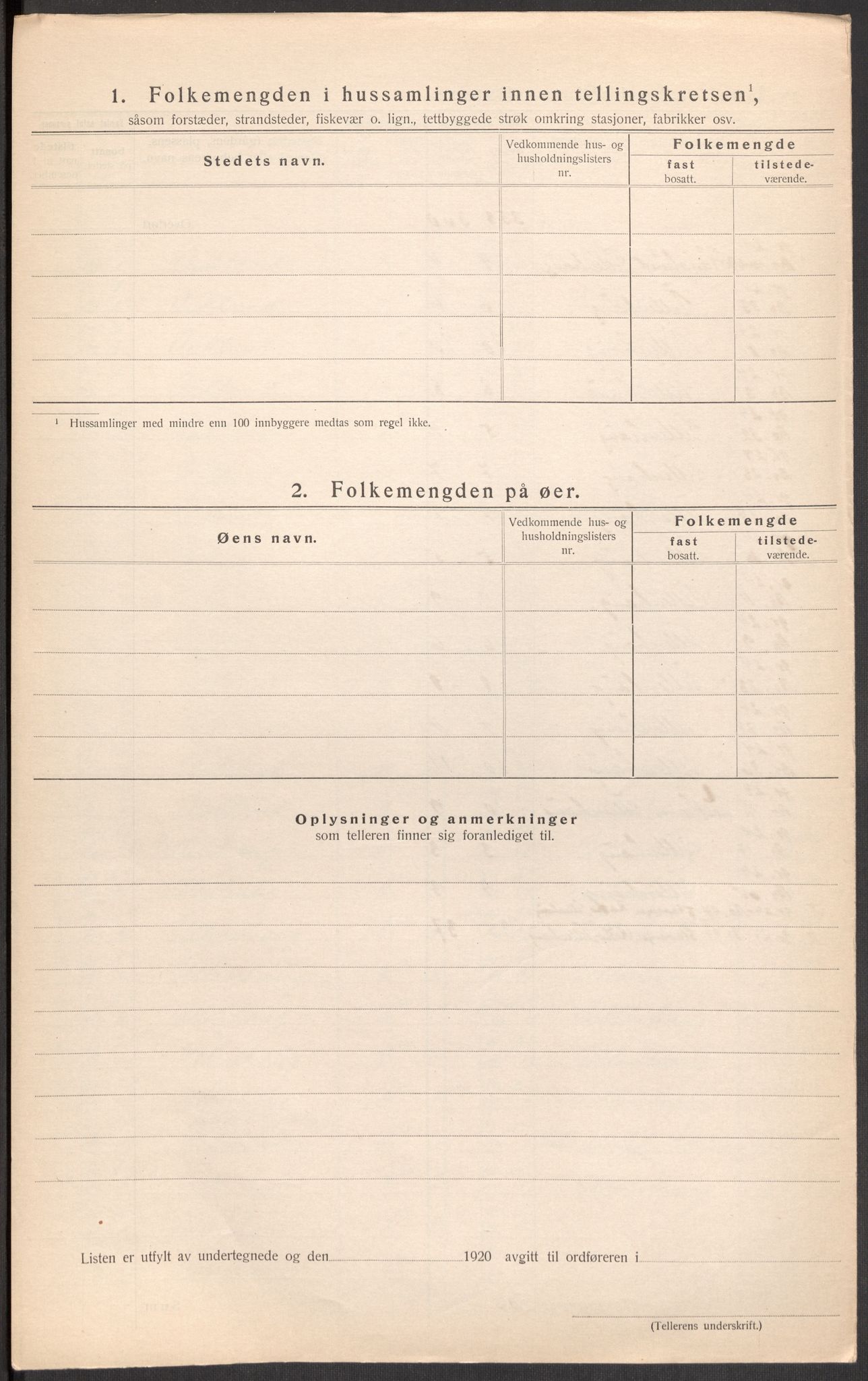 SAST, 1920 census for Hetland, 1920, p. 125