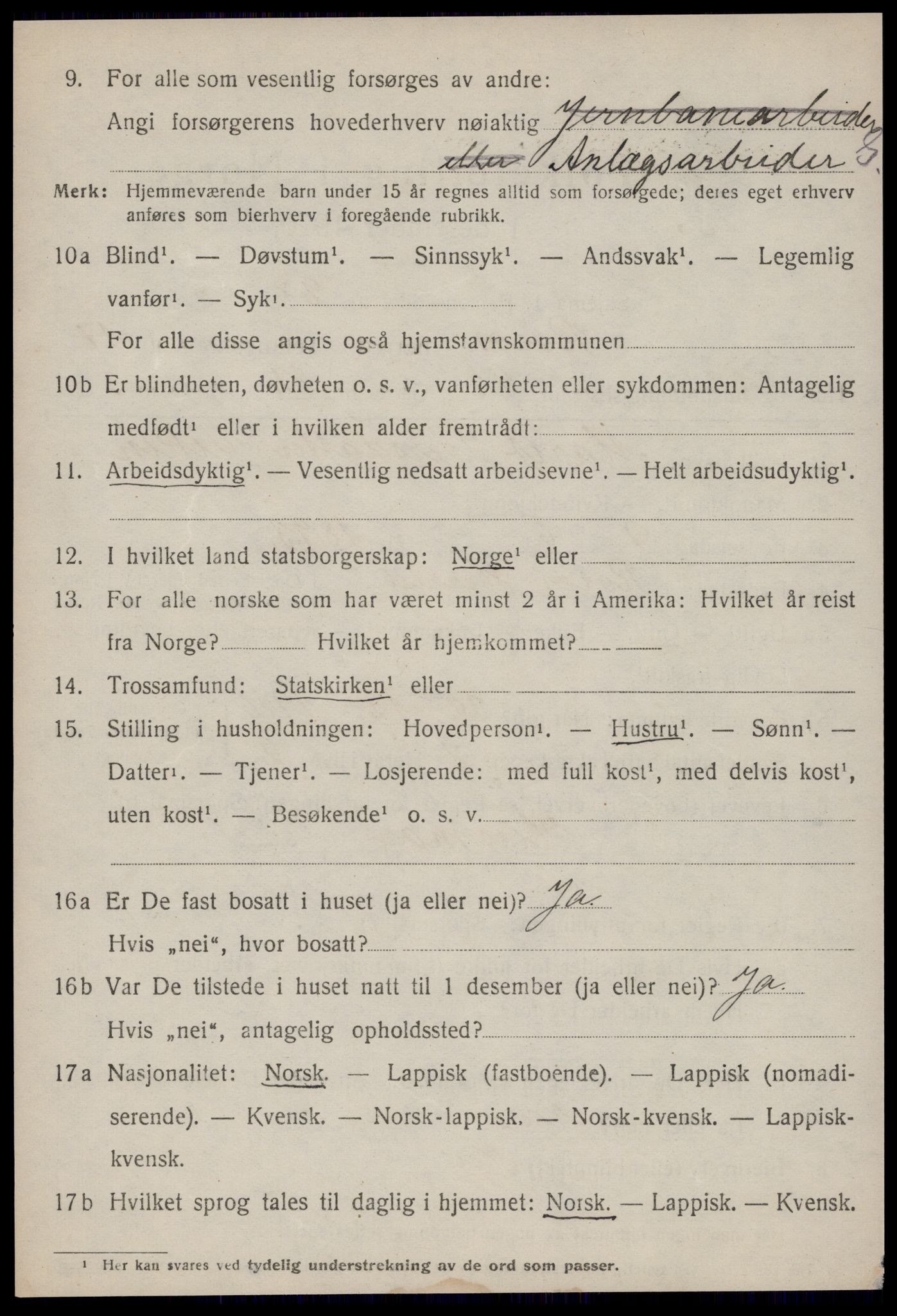 SAT, 1920 census for Røros, 1920, p. 12229