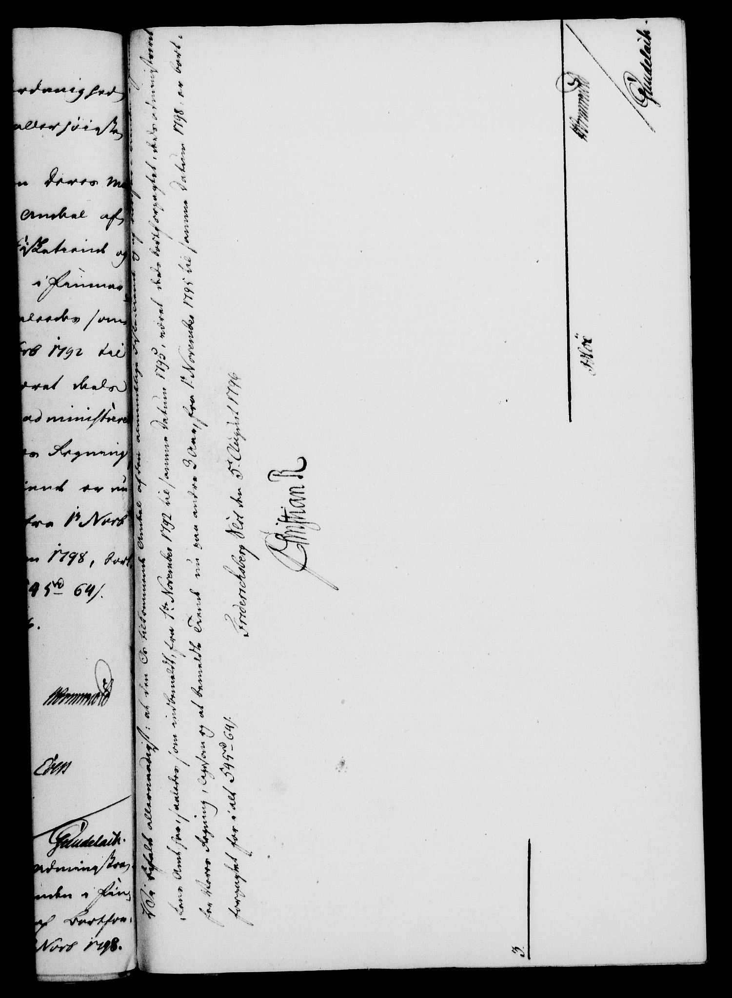 Rentekammeret, Kammerkanselliet, RA/EA-3111/G/Gf/Gfa/L0078: Norsk relasjons- og resolusjonsprotokoll (merket RK 52.78), 1796, p. 291