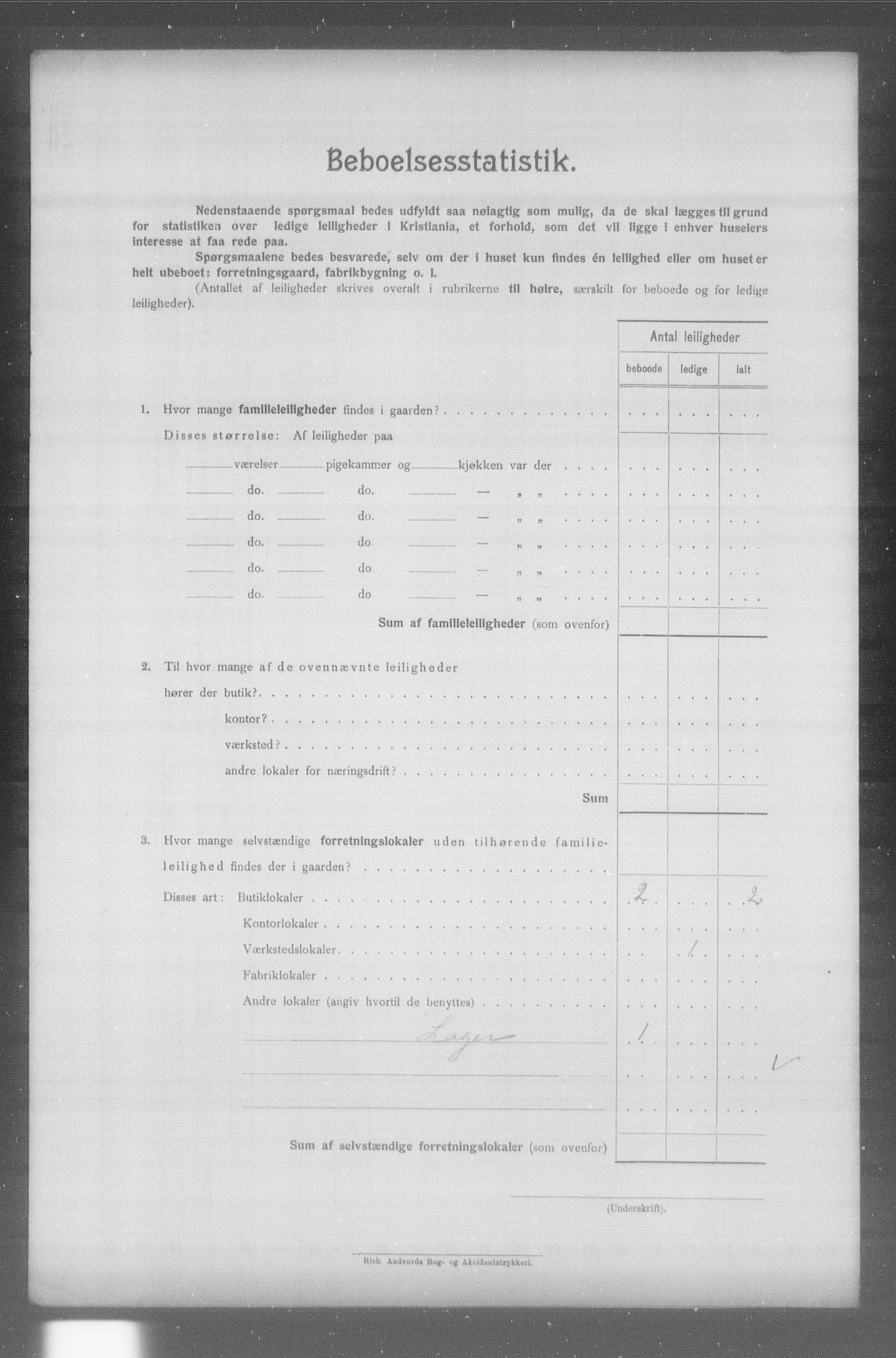 OBA, Municipal Census 1904 for Kristiania, 1904, p. 24358