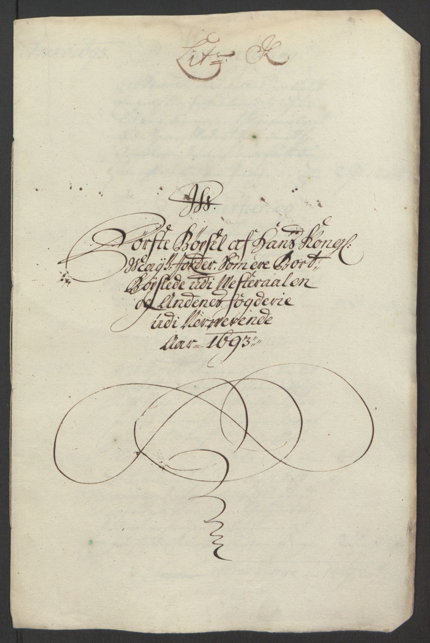 Rentekammeret inntil 1814, Reviderte regnskaper, Fogderegnskap, RA/EA-4092/R67/L4676: Fogderegnskap Vesterålen, Andenes og Lofoten, 1691-1693, p. 333