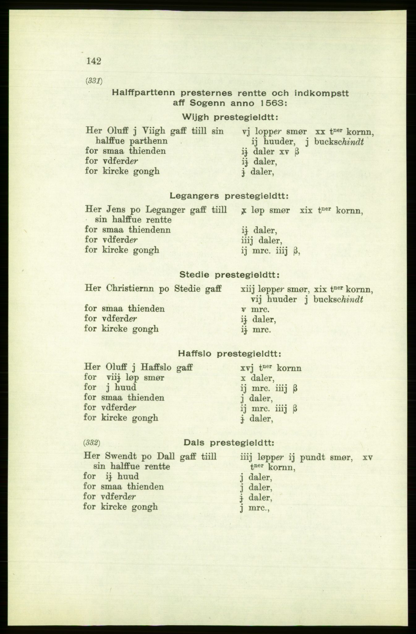 Publikasjoner utgitt av Arkivverket, PUBL/PUBL-001/C/0003: Bind 3: Skatten av Bergenhus len 1563, 1563, p. 142