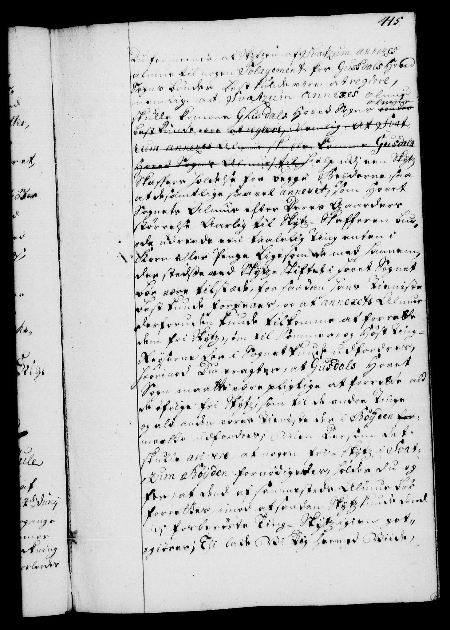 Rentekammeret, Kammerkanselliet, AV/RA-EA-3111/G/Gg/Gga/L0004: Norsk ekspedisjonsprotokoll med register (merket RK 53.4), 1734-1741, p. 415