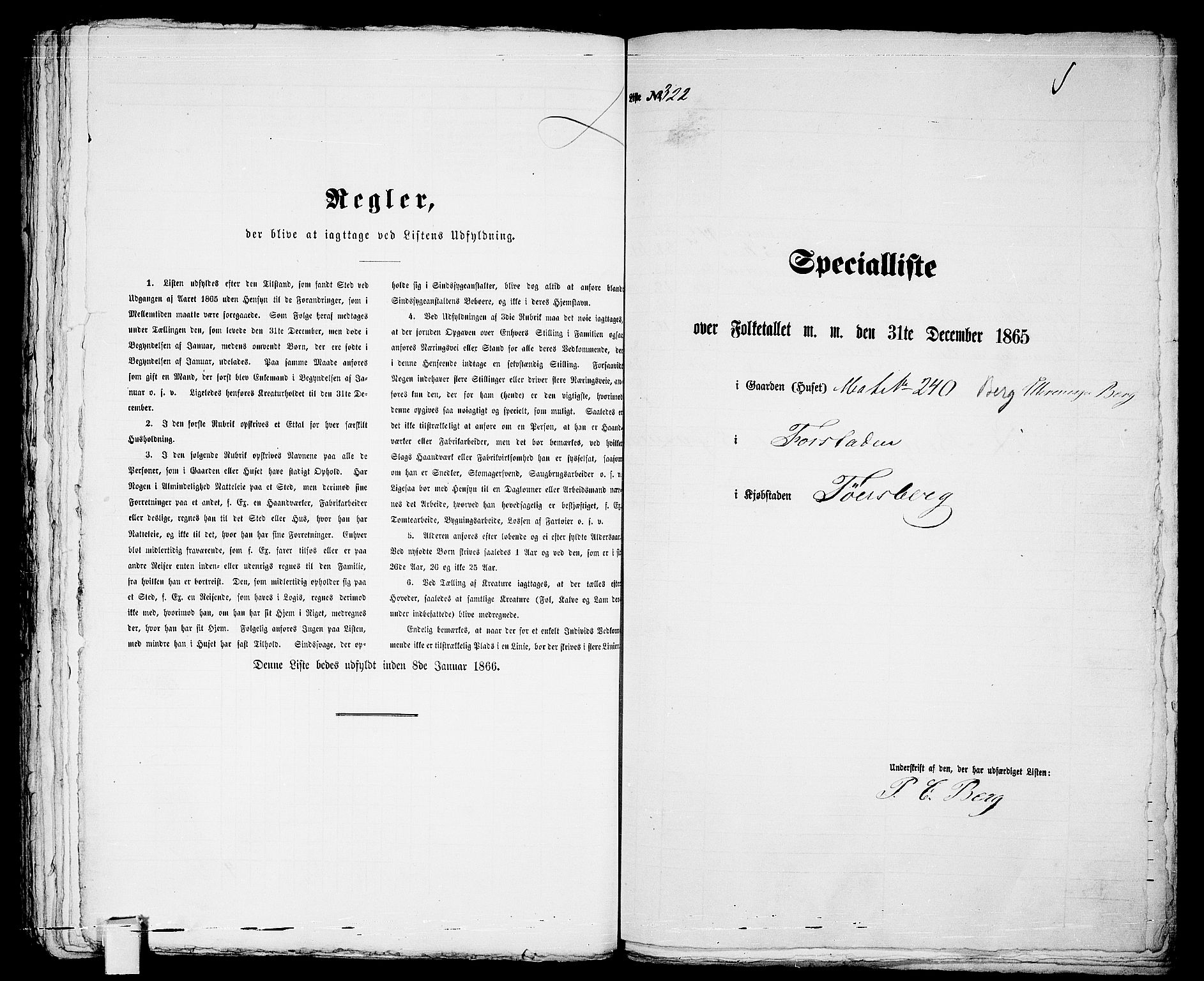 RA, 1865 census for Tønsberg, 1865, p. 687