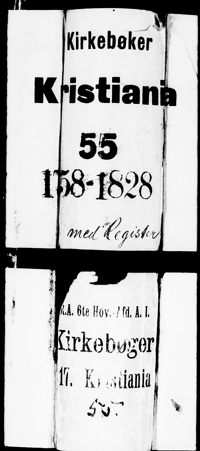 Kristiania tukthusprest Kirkebøker, SAO/A-10881/F/Fa/L0001: Parish register (official) no. 1, 1758-1828