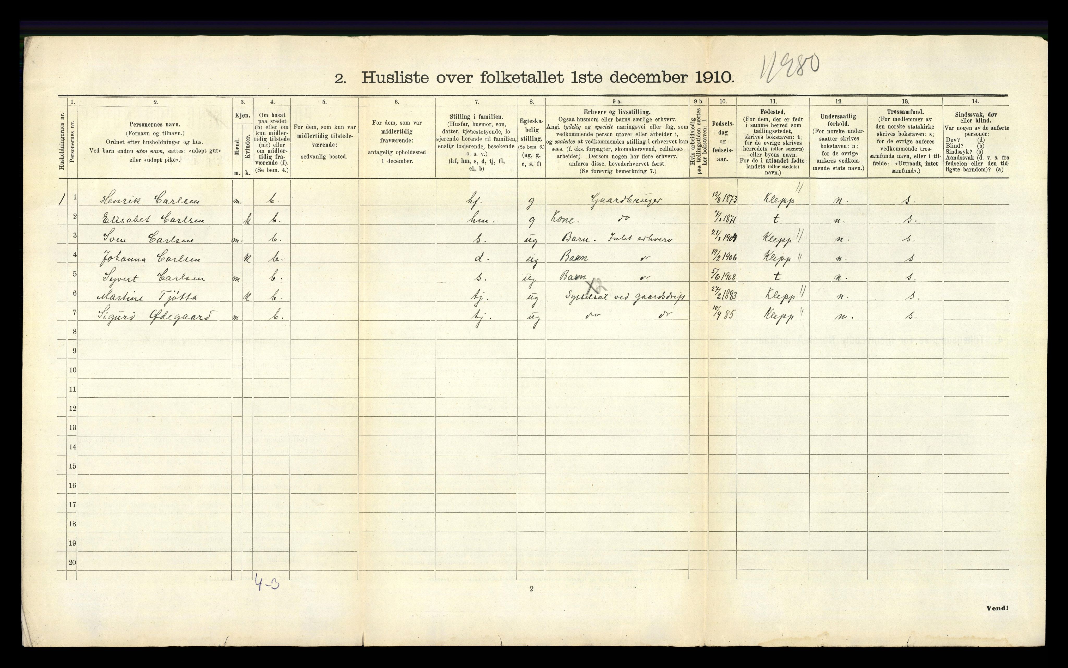 RA, 1910 census for Time, 1910, p. 38