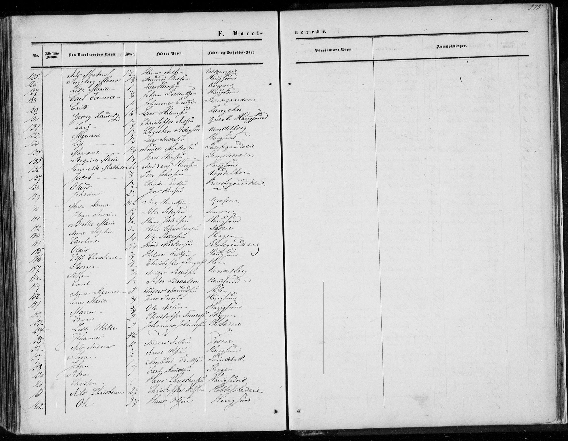 Eiker kirkebøker, AV/SAKO-A-4/F/Fa/L0015b: Parish register (official) no. I 15B, 1854-1860, p. 575